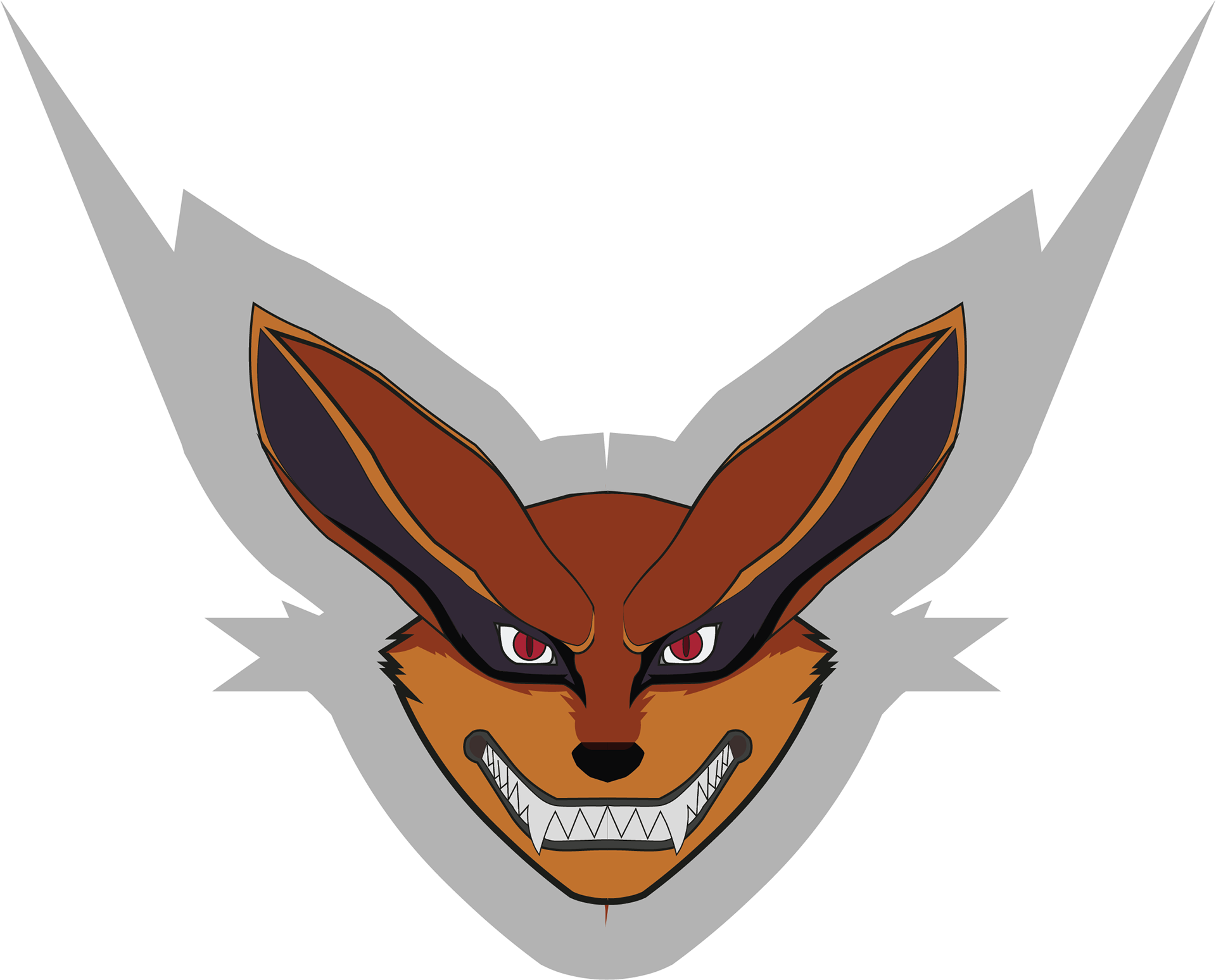 Visualization of Kurama in the form of a logo — Изображение №4 — Иллюстрация, Графика на Dprofile