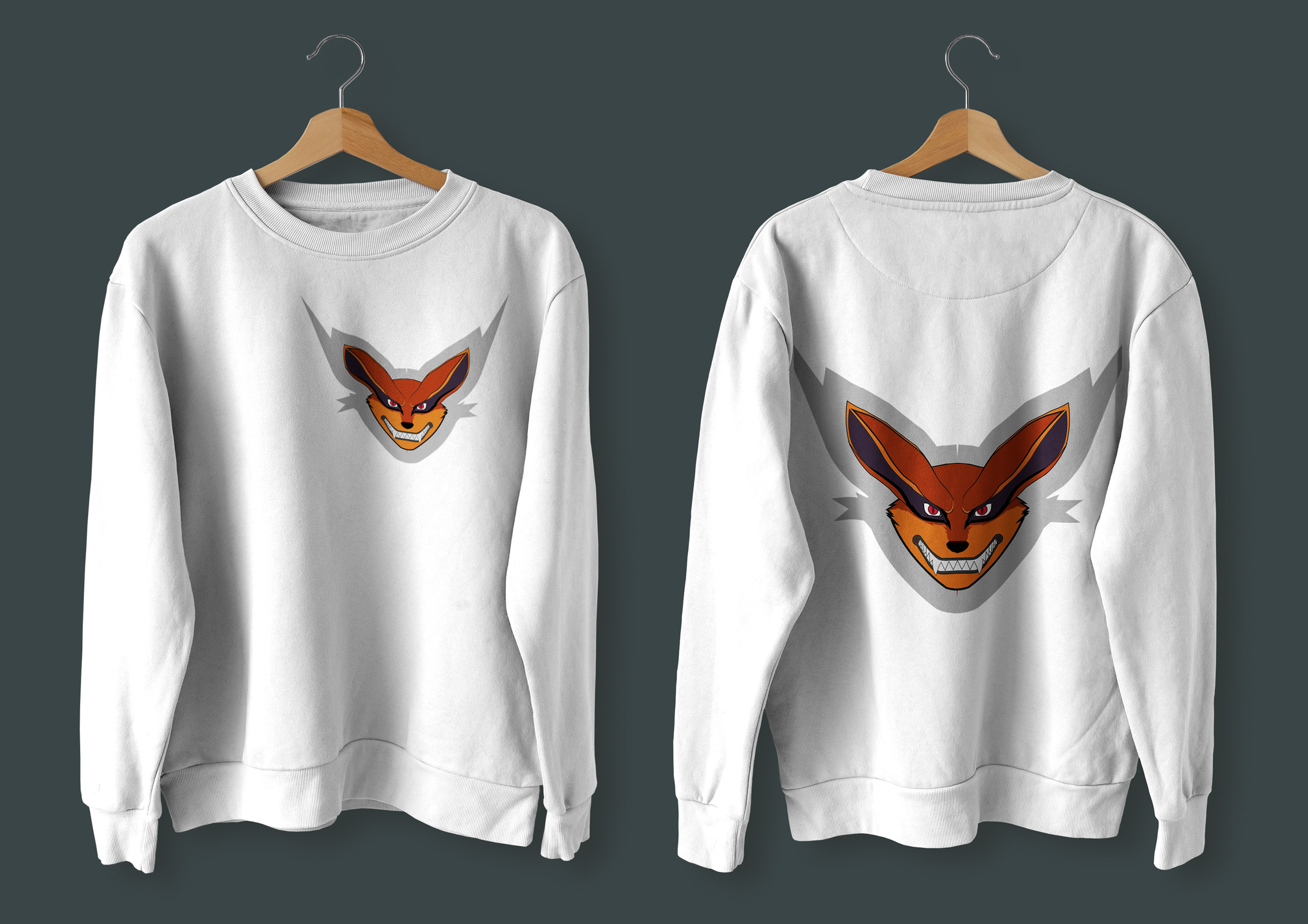 Visualization of Kurama in the form of a logo — Изображение №1 — Иллюстрация, Графика на Dprofile
