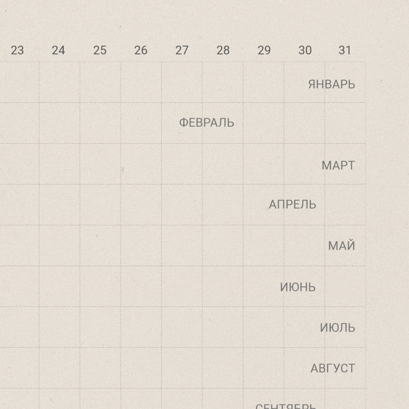 Календарь настроения — Изображение №3 — Брендинг, Графика на Dprofile
