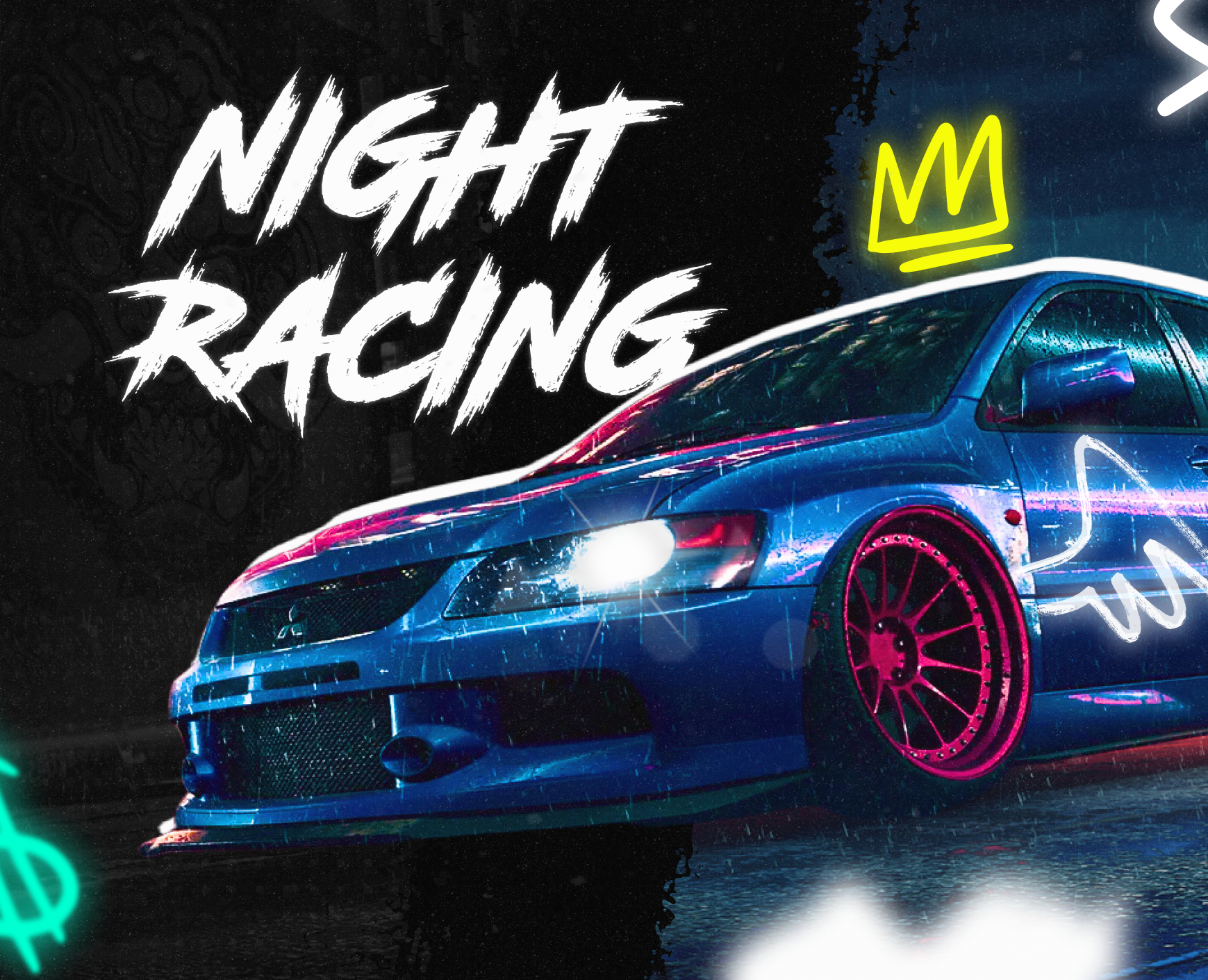 Night Racing | Game UI Concept на Dprofile