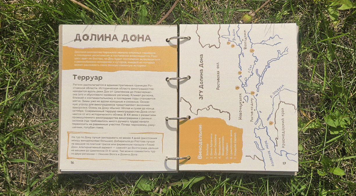 Гид-путеводитель по винодельням России «Земляк Дионис» — Изображение №21 — Брендинг, Графика на Dprofile