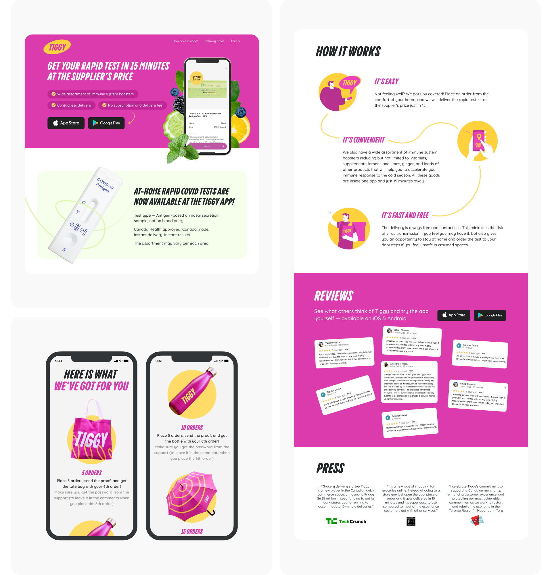 TIGGY — grocery delivery service — Изображение №10 — Анимация, Маркетинг на Dprofile