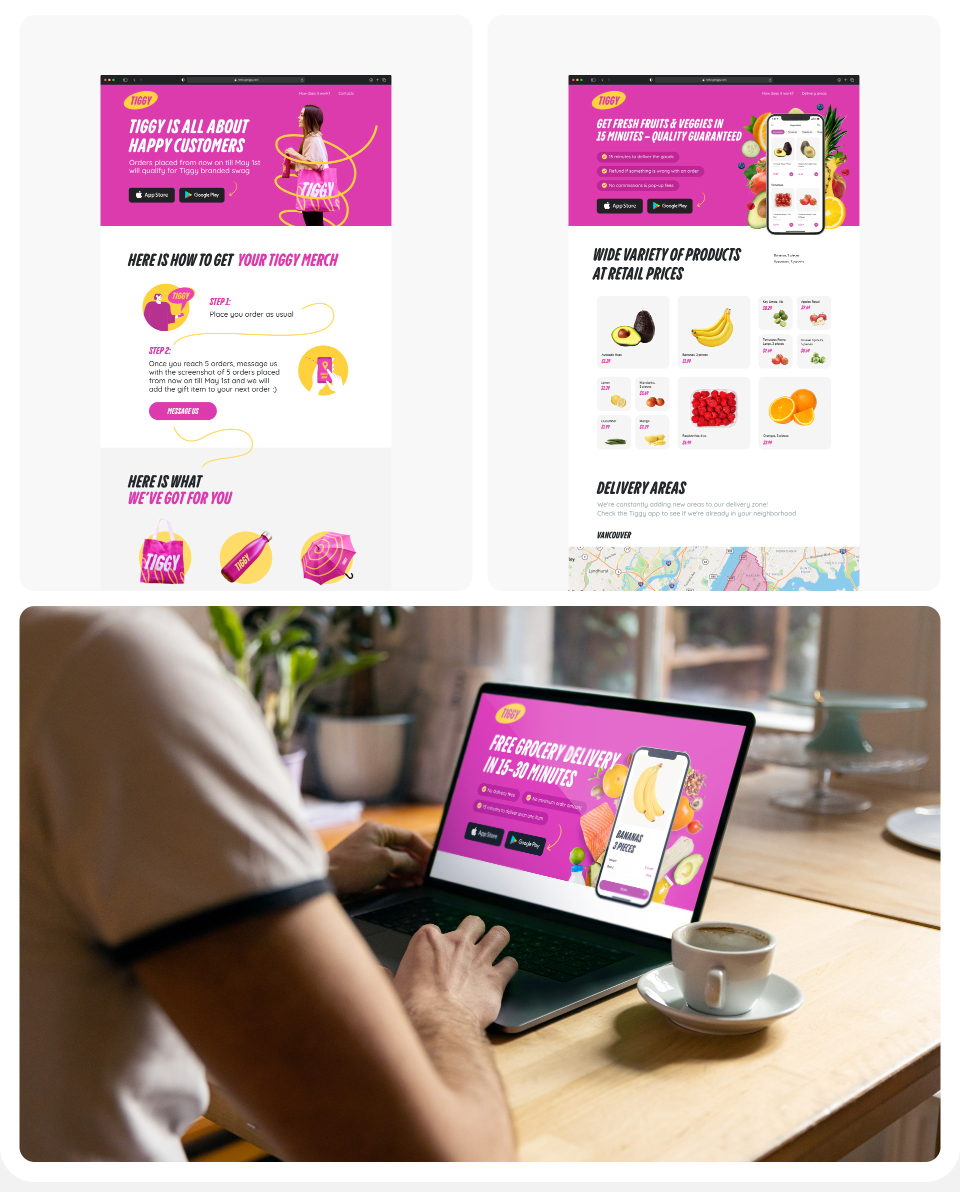TIGGY — grocery delivery service — Изображение №11 — Анимация, Маркетинг на Dprofile