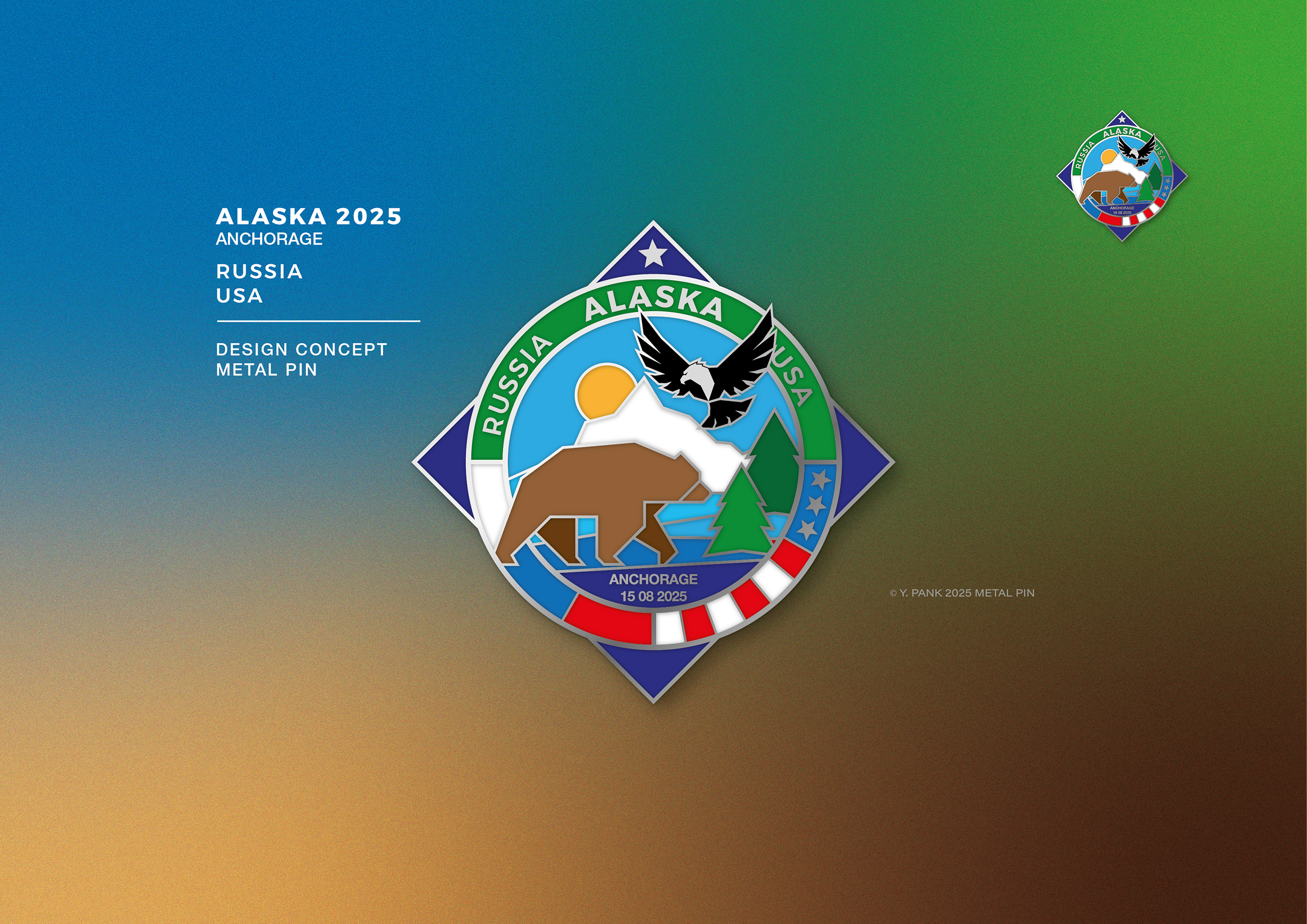 Putin and Trunp. Alaska. 2025 — Изображение №1 — Брендинг на Dprofile
