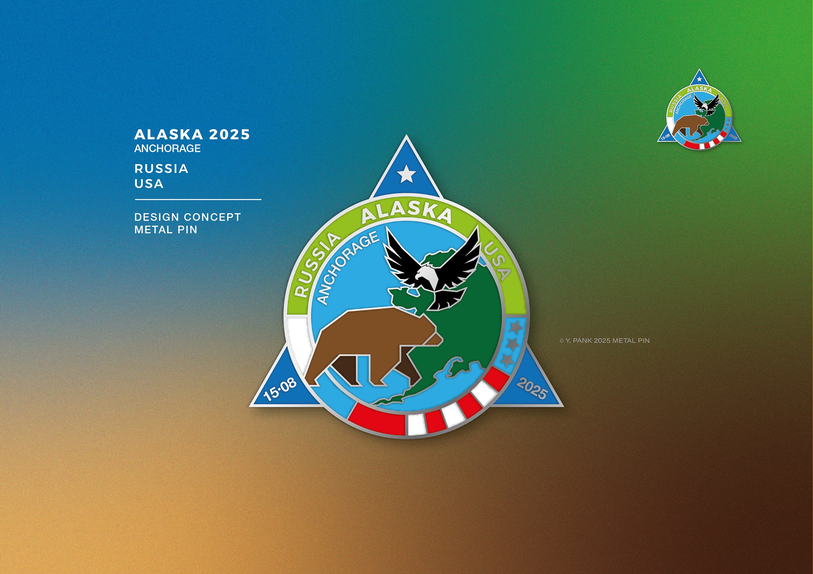 Putin and Trunp. Alaska. 2025 — Изображение №2 — Брендинг на Dprofile