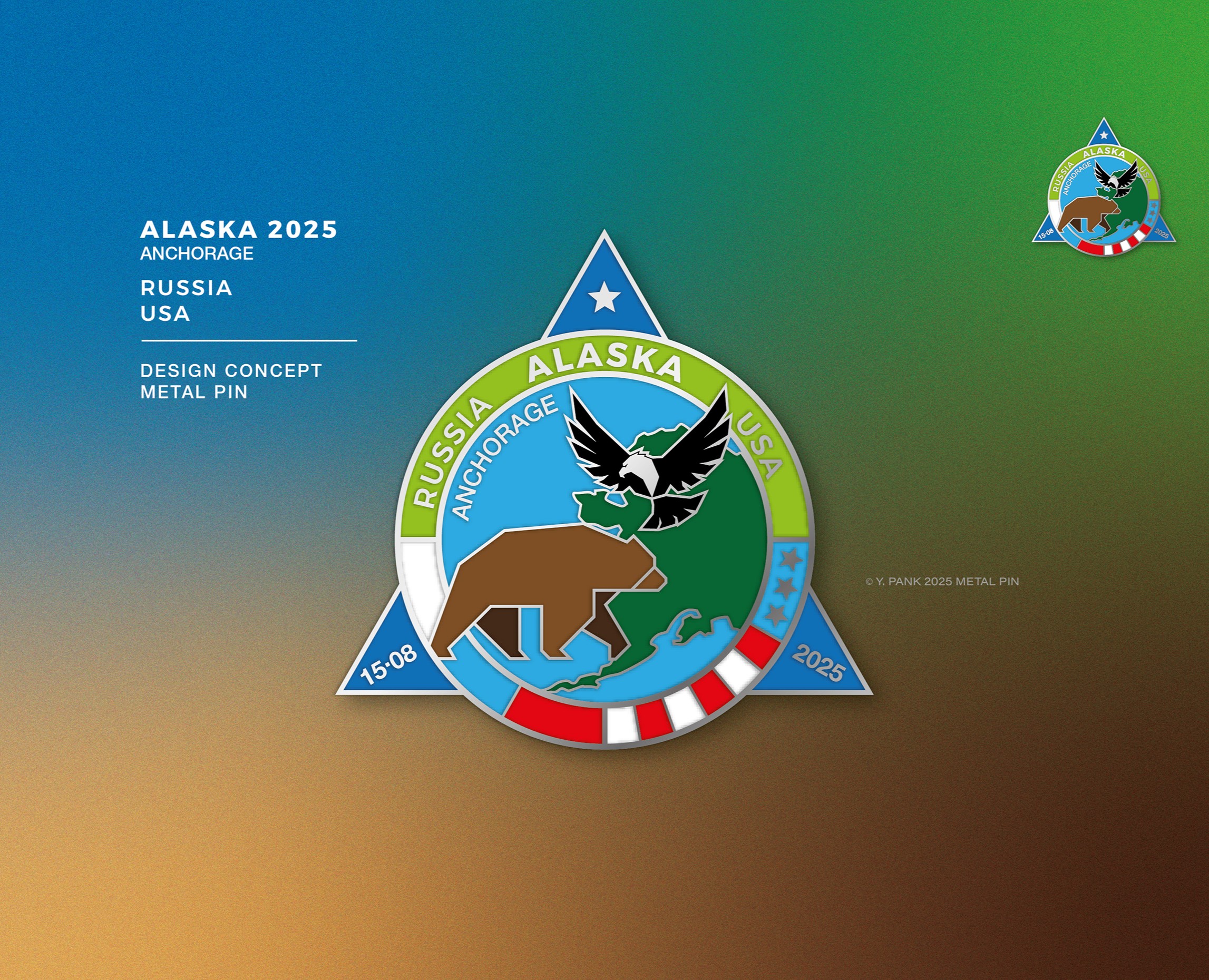 Putin and Trunp. Alaska. 2025 — Брендинг на Dprofile