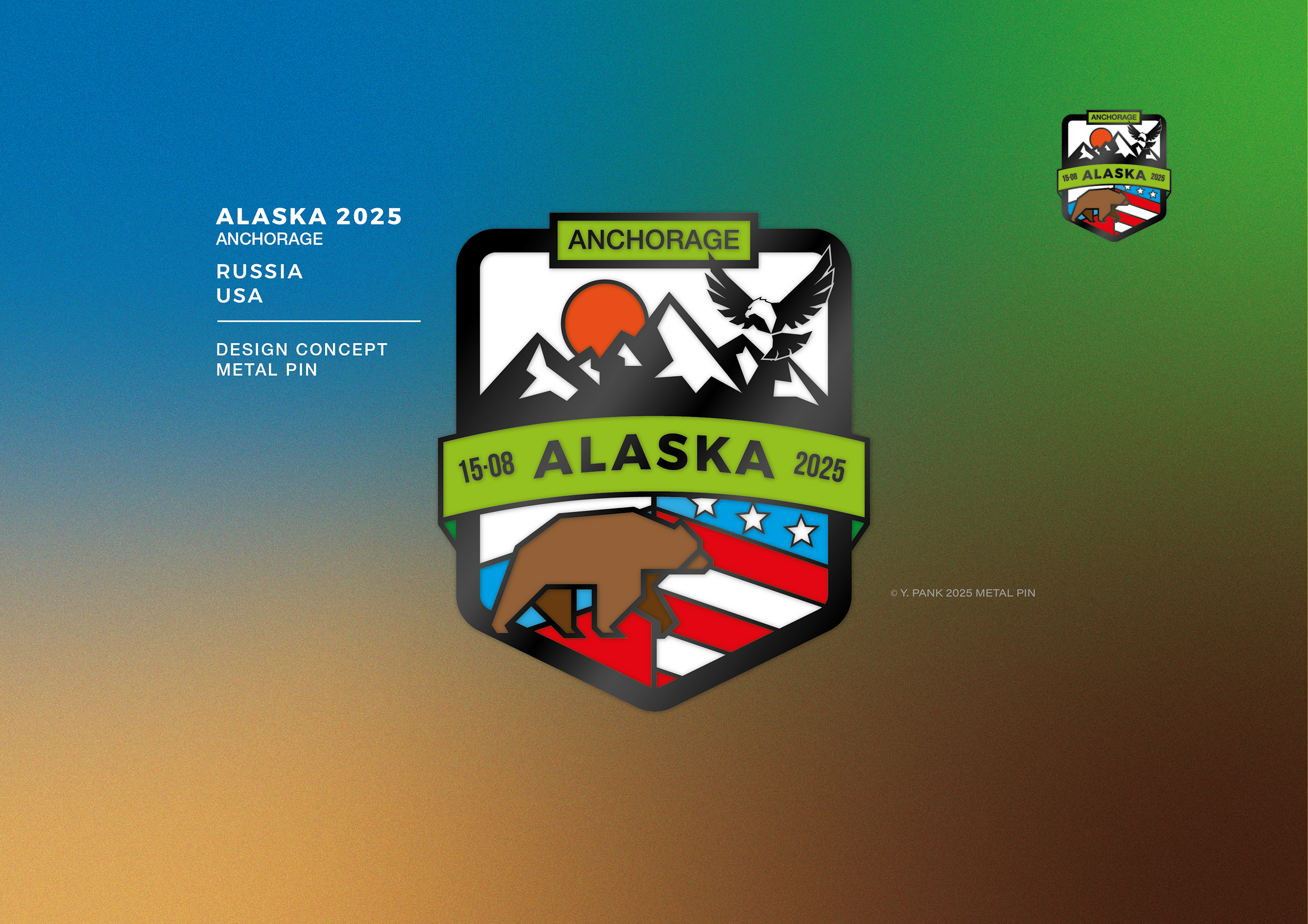 Putin and Trunp. Alaska. 2025 — Изображение №4 — Брендинг на Dprofile