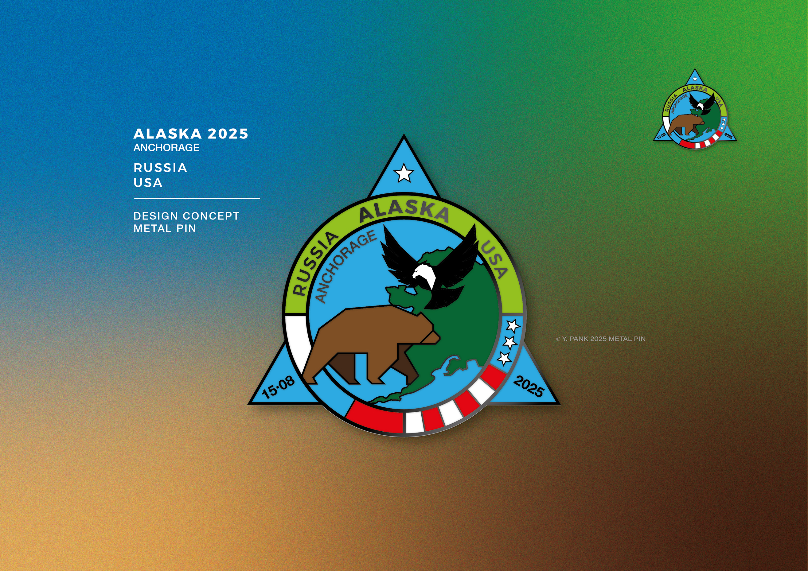 Putin and Trunp. Alaska. 2025 — Изображение №3 — Брендинг на Dprofile