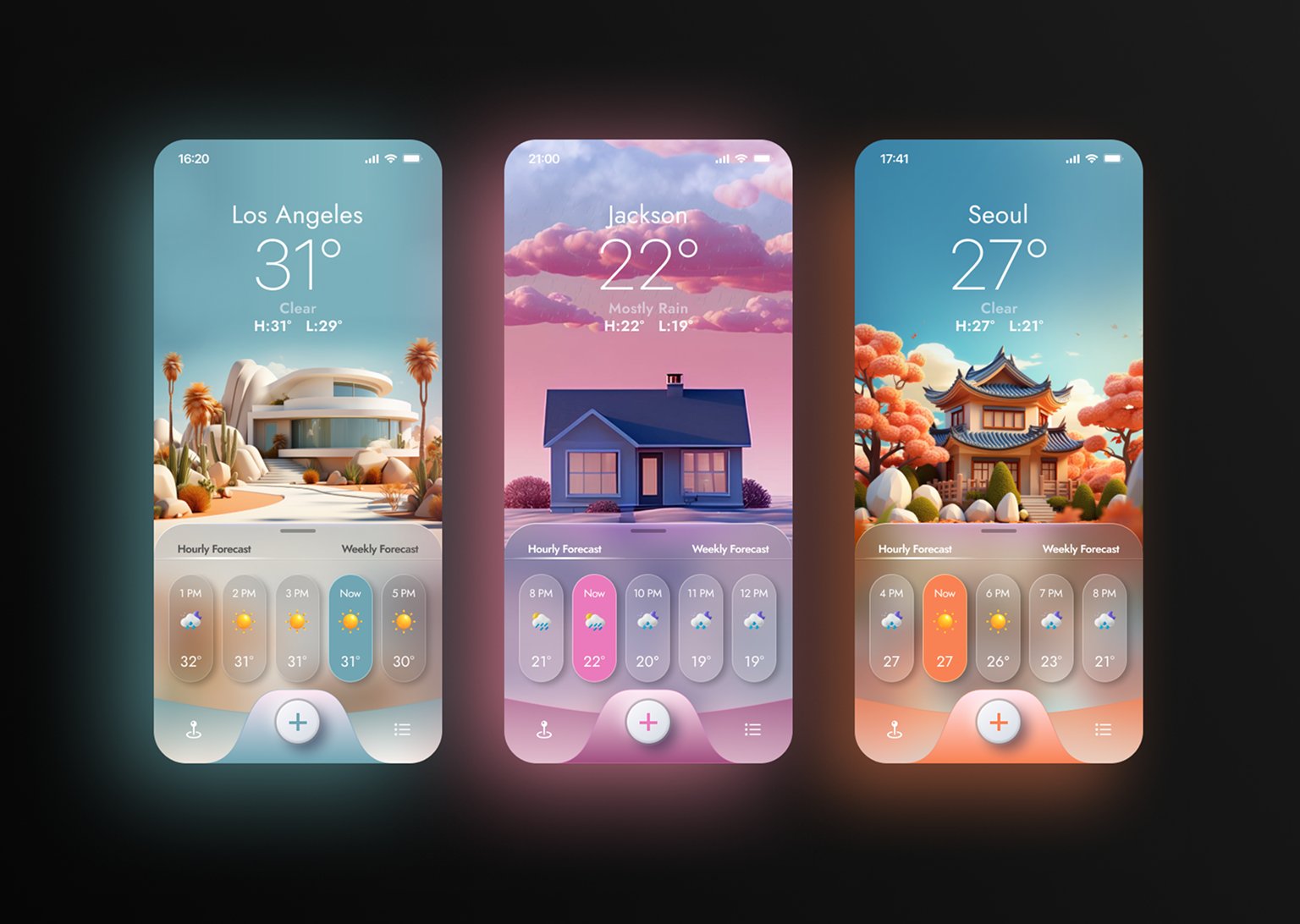 Weather App — Изображение №5 — Интерфейсы на Dprofile