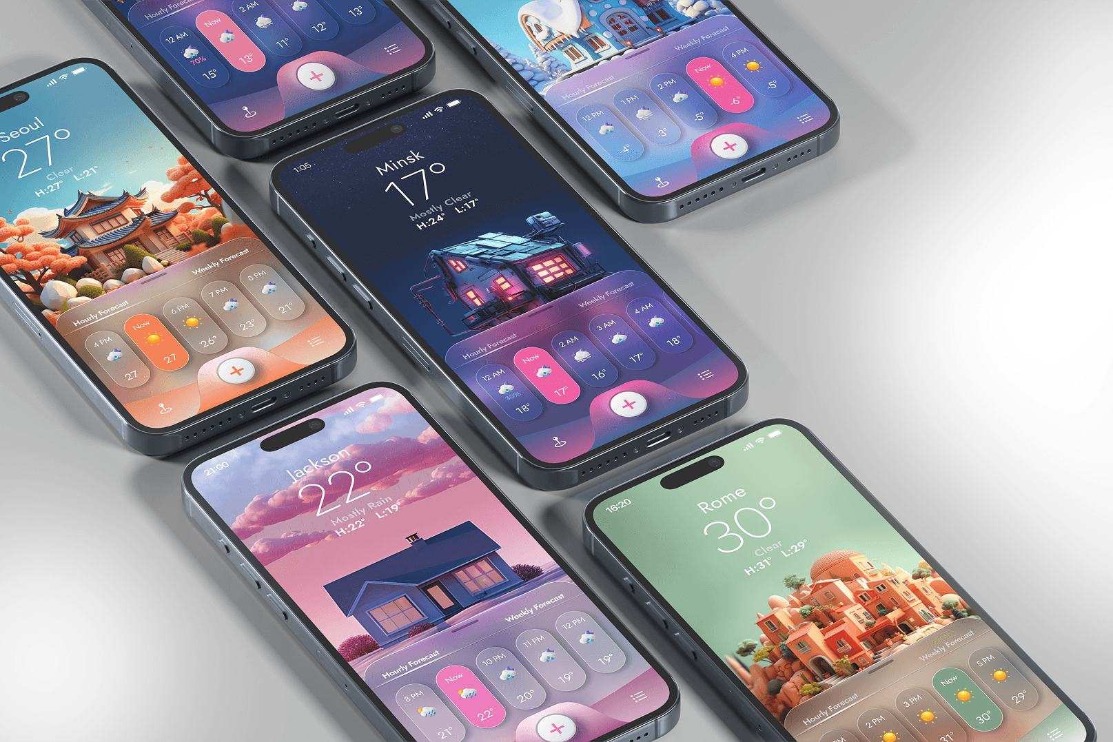 Weather App — Изображение №11 — Интерфейсы на Dprofile