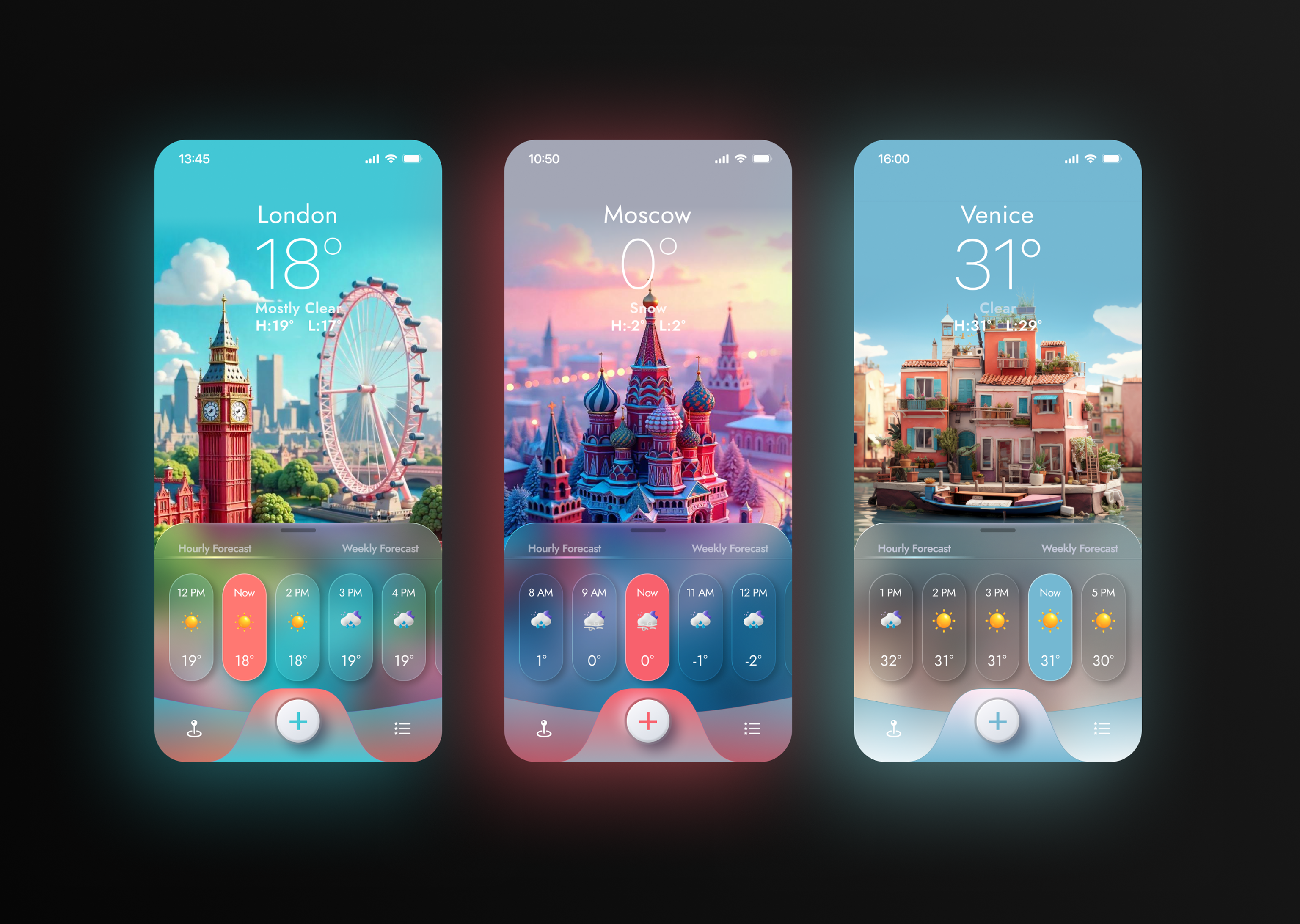 Weather App — Изображение №4 — Интерфейсы на Dprofile