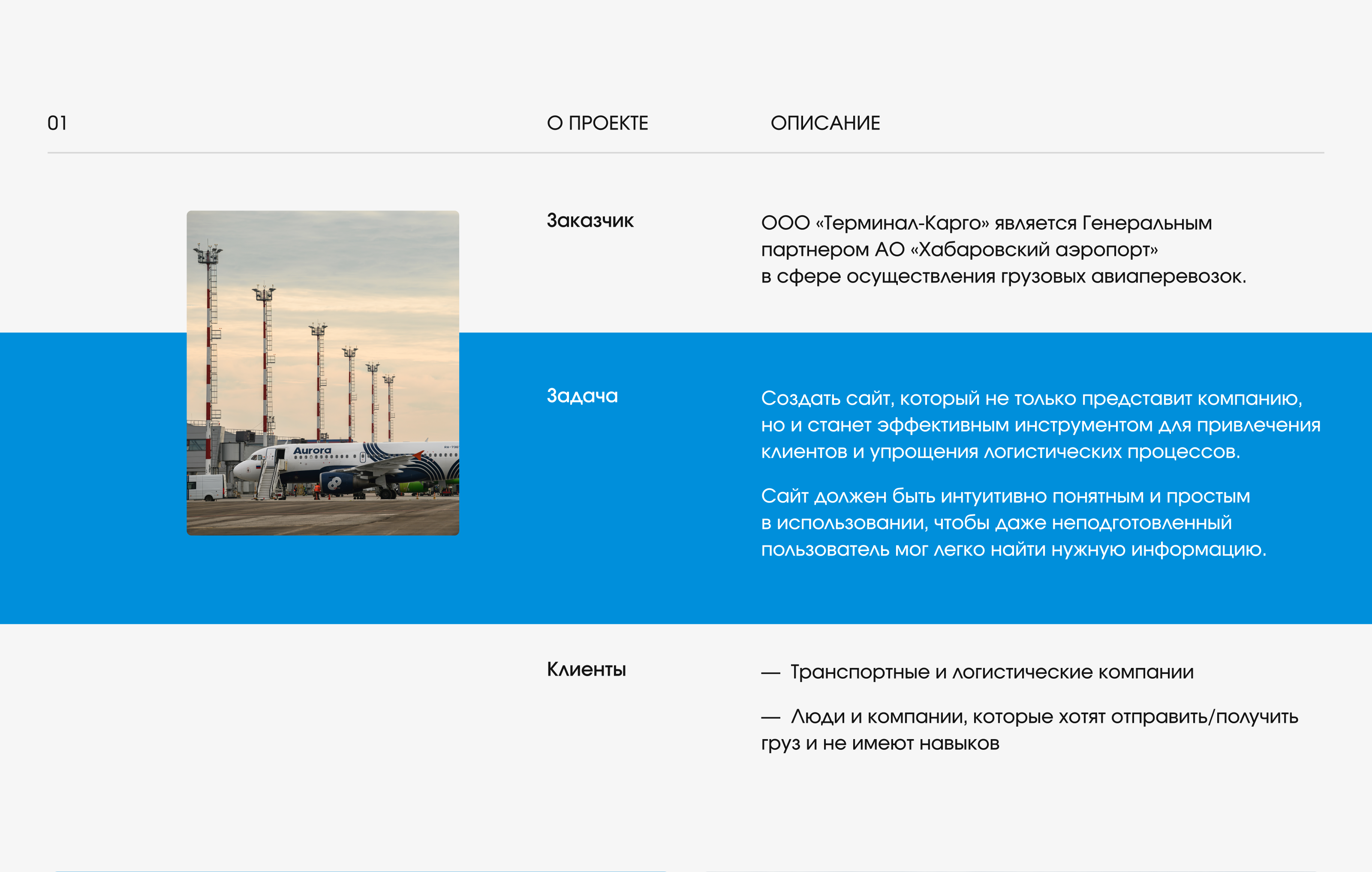 Терминал Карго | Грузовые отправления из Хабаровска — Изображение №2 — Интерфейсы на Dprofile