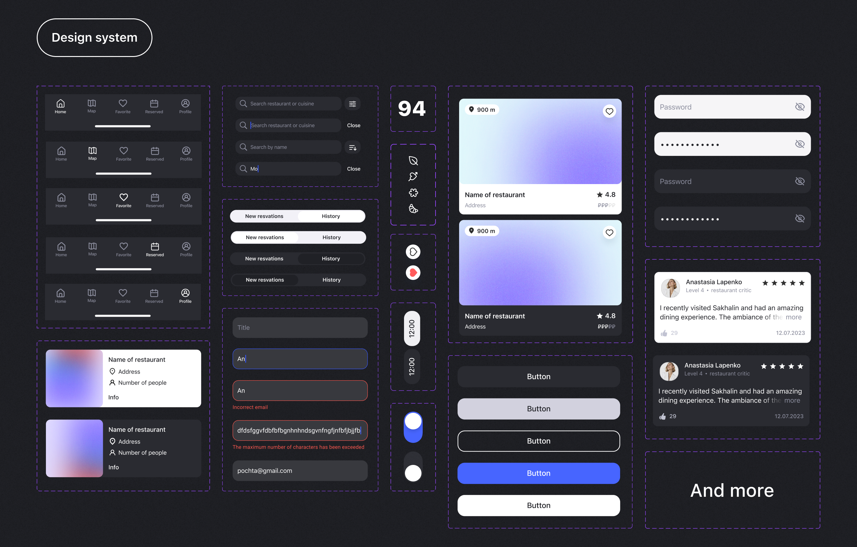 TableTrek│mobile app for booking restaurants — Изображение №6 — Интерфейсы на Dprofile