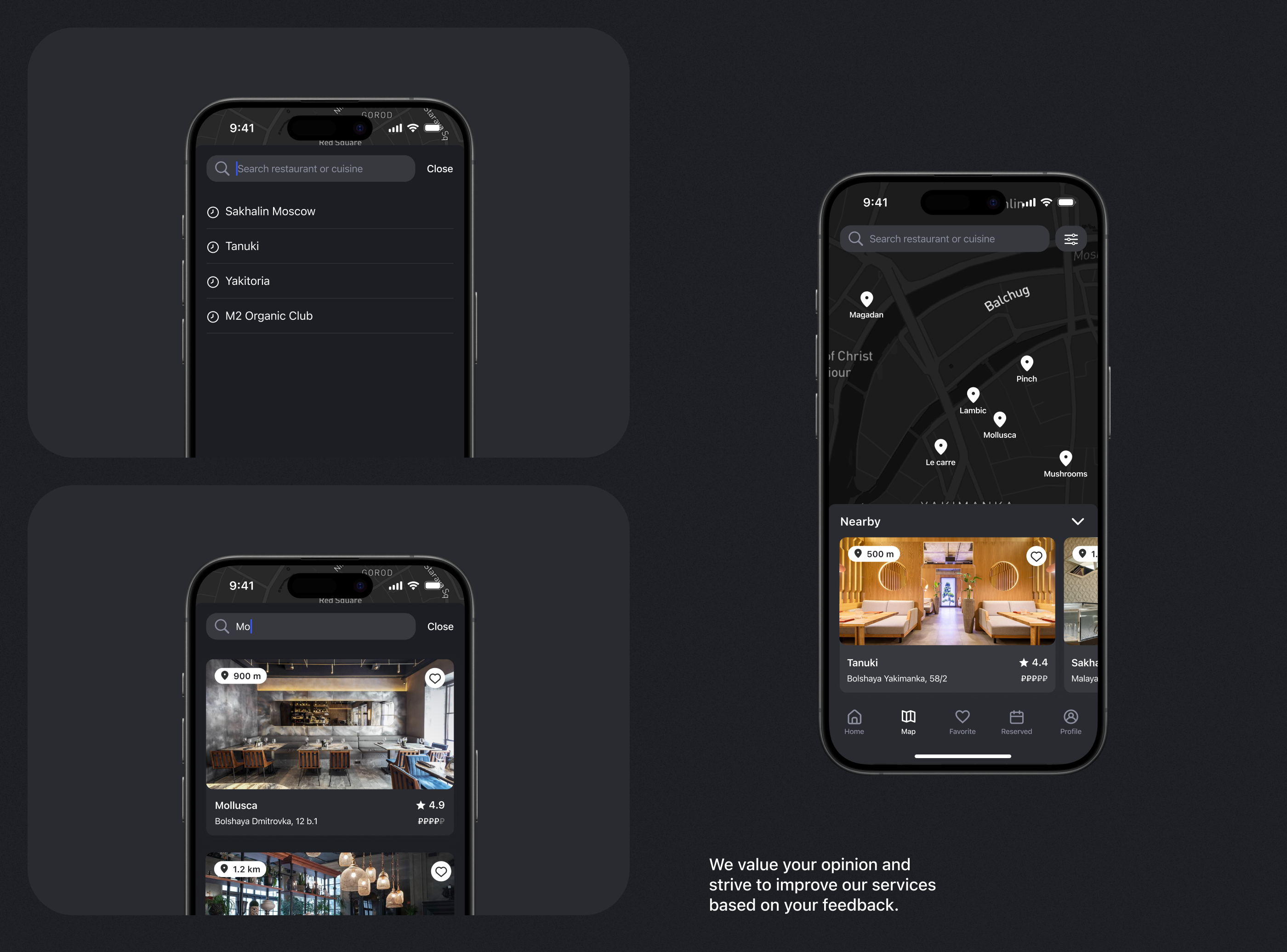 TableTrek│mobile app for booking restaurants — Изображение №10 — Интерфейсы на Dprofile