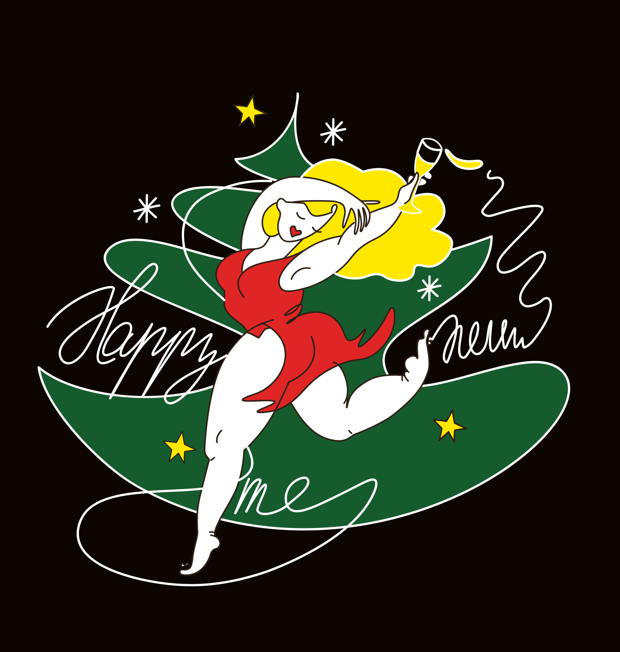 Happy new me — Изображение №1 — Иллюстрация, Графика на Dprofile