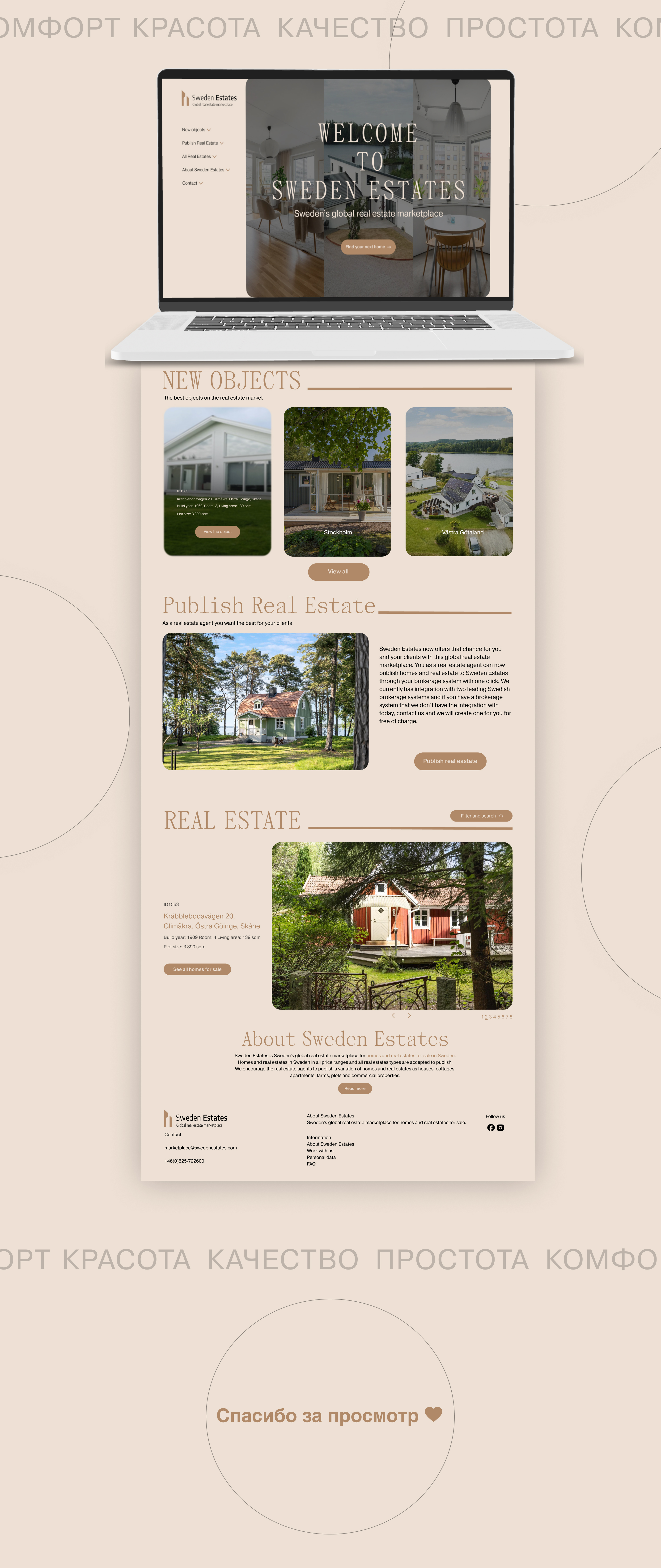 Real Estate | Landing Page — Изображение №8 — Интерфейсы на Dprofile