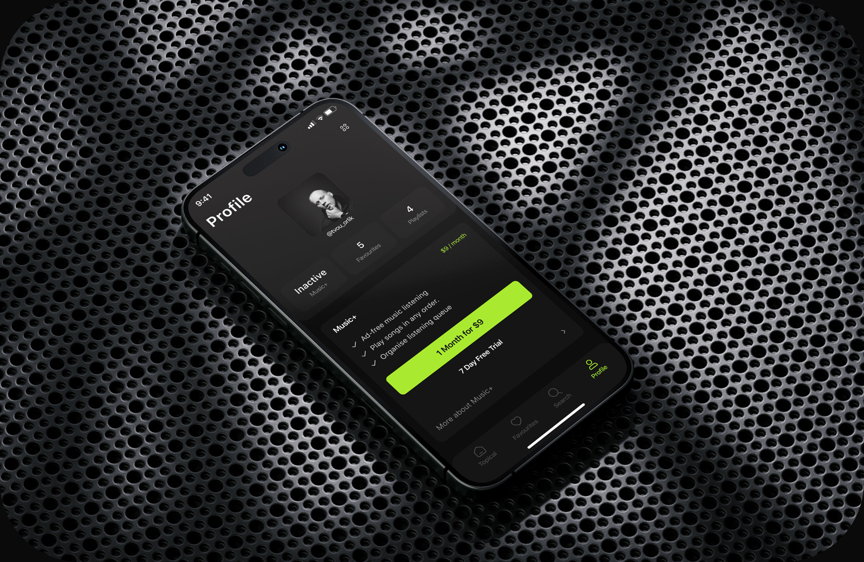 Music Discovery | Mobile app | UX/UI Design — Изображение №4 — Интерфейсы на Dprofile