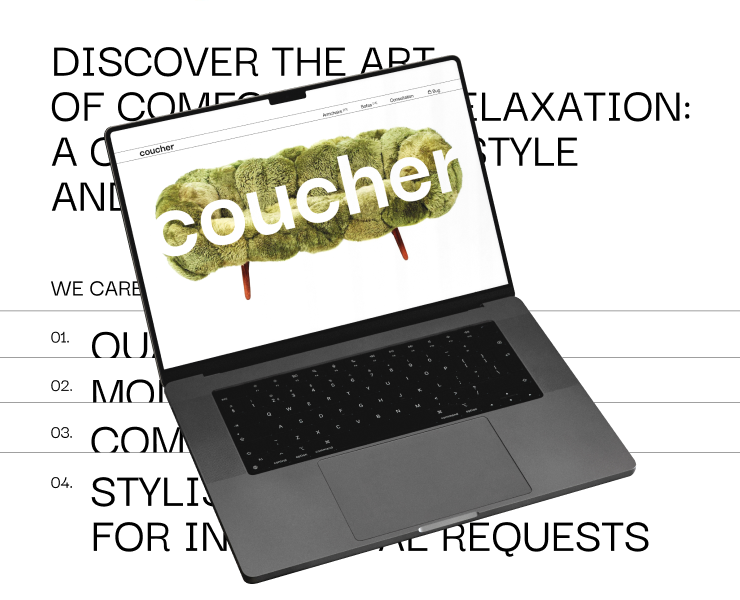 COUCHER WEB SITE — Интерфейсы, Анимация на Dprofile