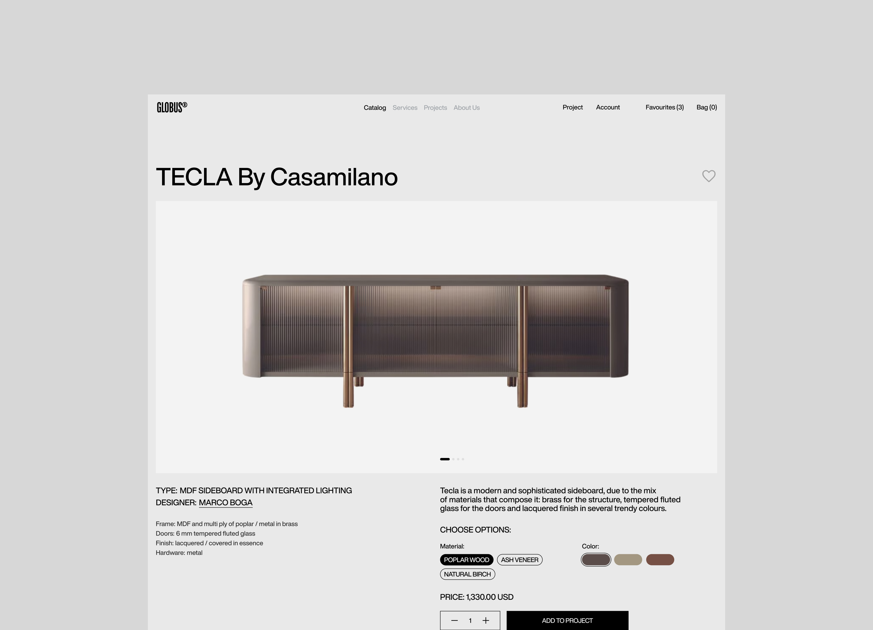 GLOBUS — Изображение №6 — Интерфейсы на Dprofile