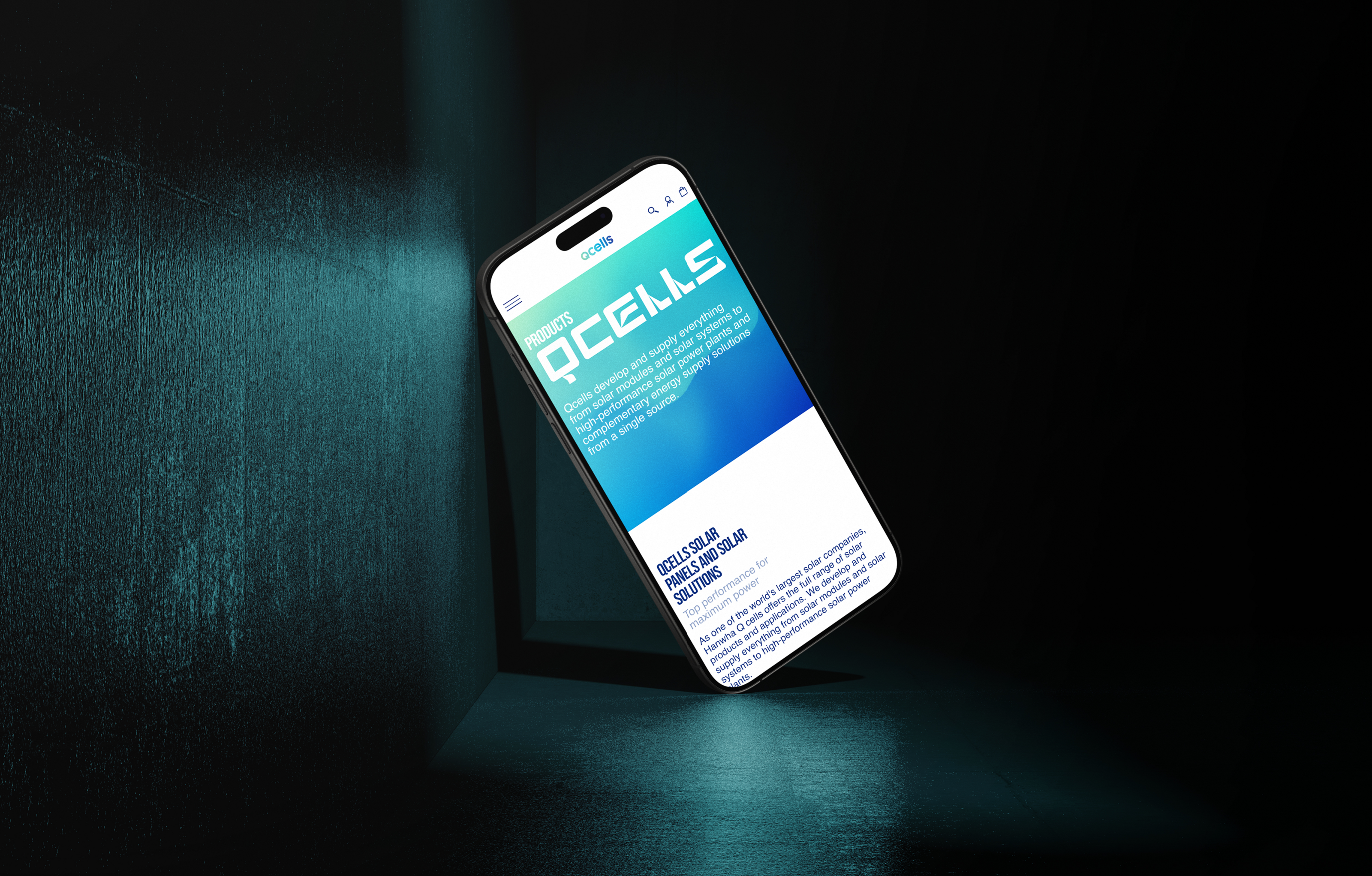 QCells | Corporate website redesing — Изображение №9 — Интерфейсы на Dprofile