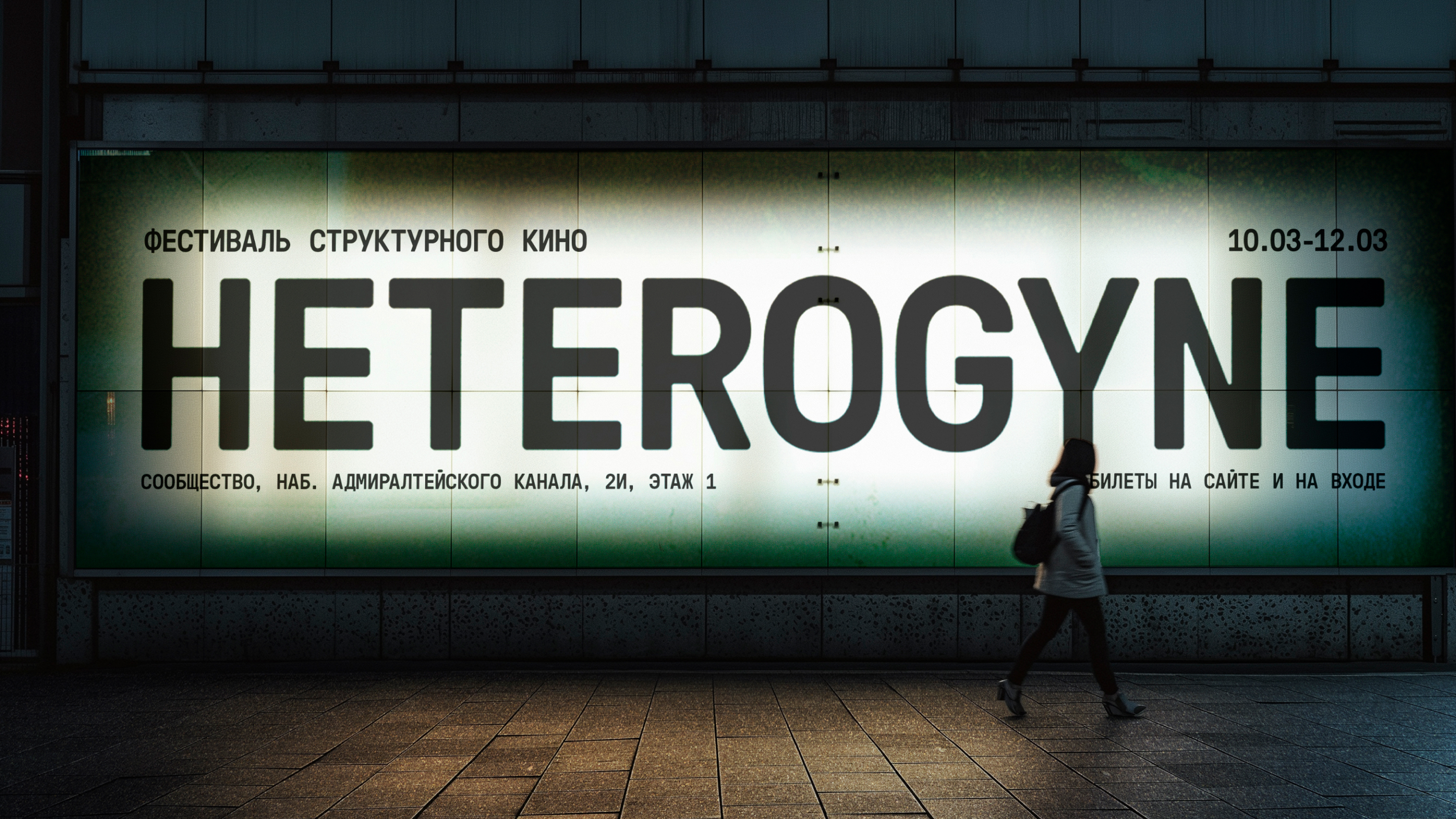 HETEROGYNE — фестиваль структурного кино — Изображение №1 — Брендинг, Графика на Dprofile