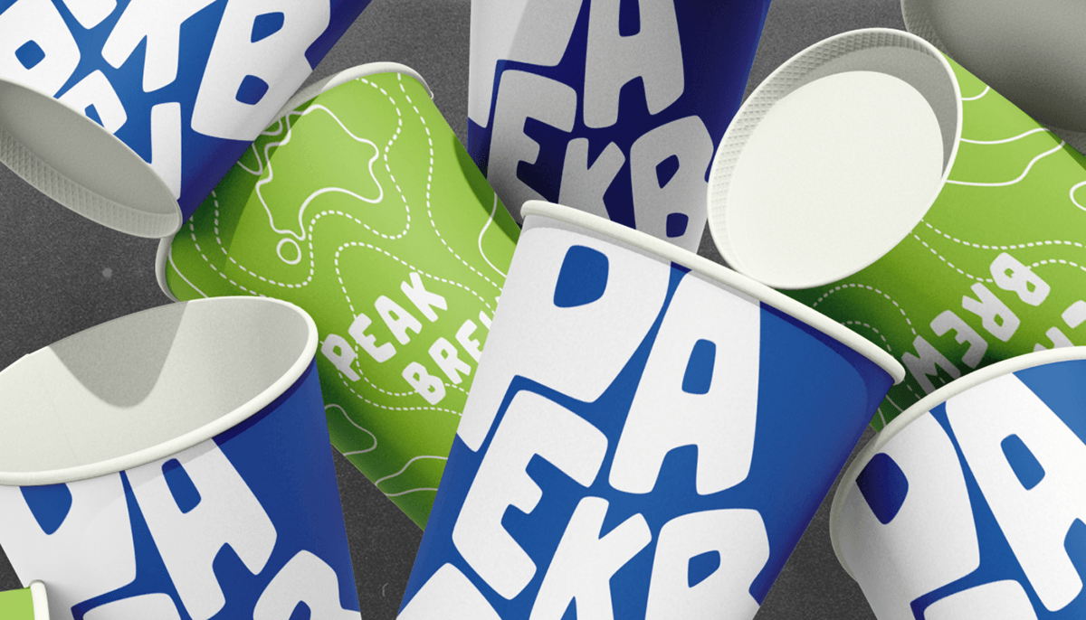 Кофейня Peak Brew / фирменный стиль / brand identity — Изображение №9 — Брендинг на Dprofile