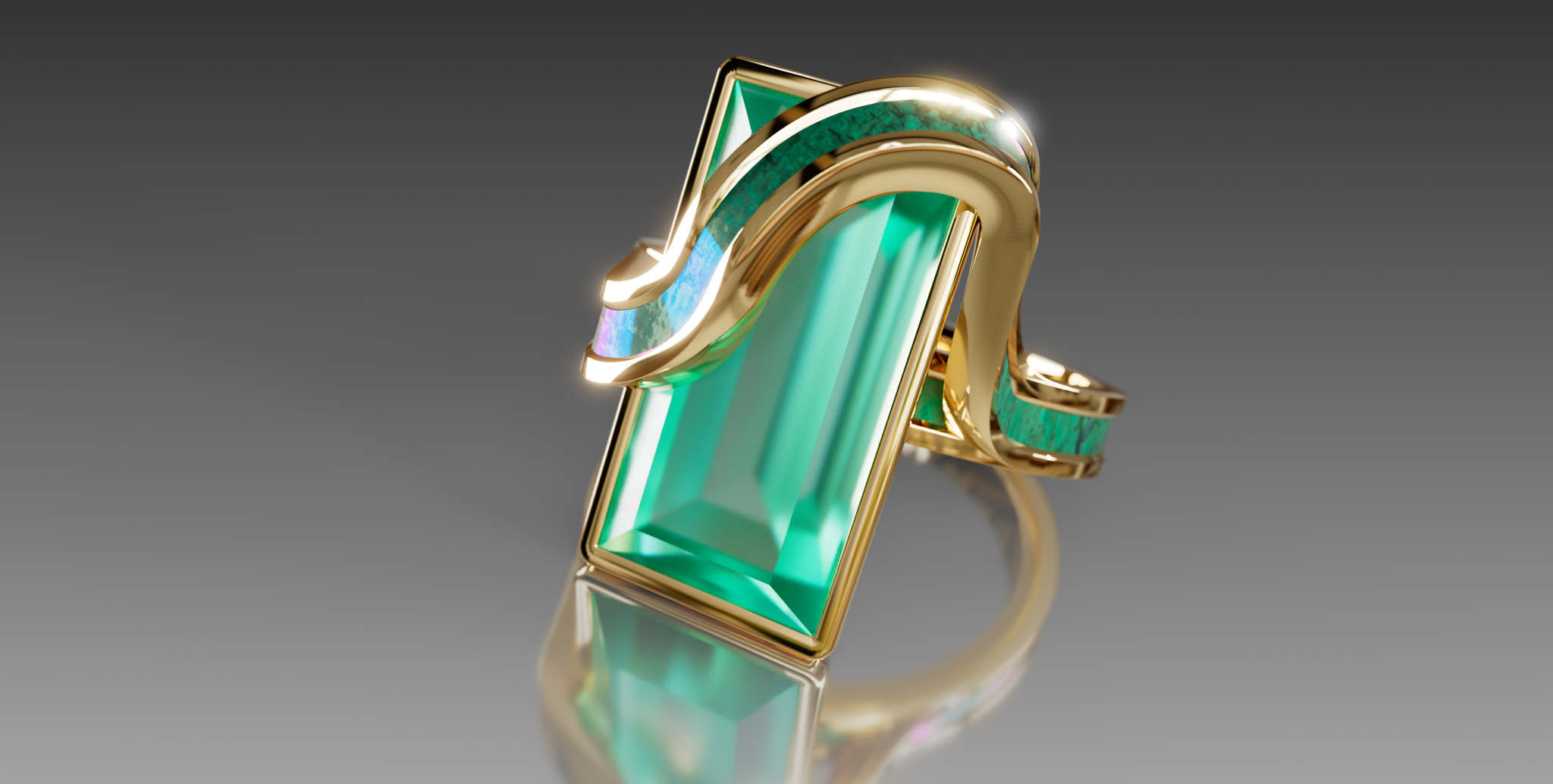Jewelry visualization: Snake ring — Изображение №4 — 3D, Анимация на Dprofile