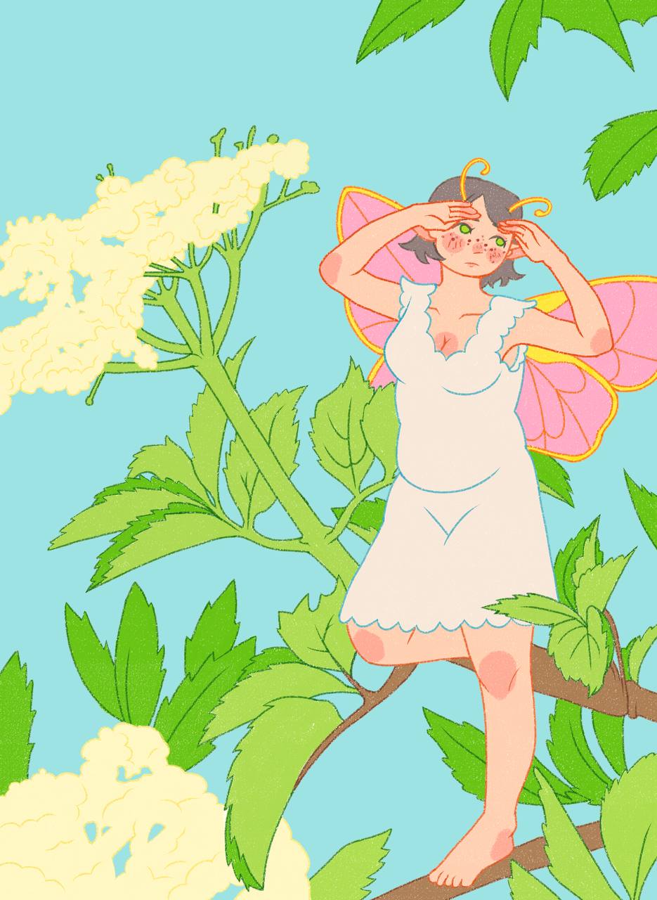 Серия иллюстраций "Феи" — Изображение №1 — Иллюстрация на Dprofile