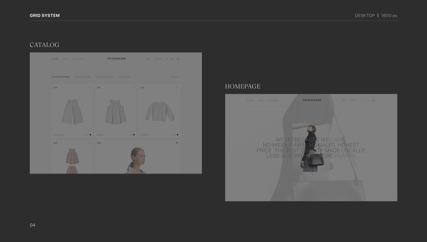 THISISPAPER (E-Shop) — Изображение №6 — Интерфейсы на Dprofile