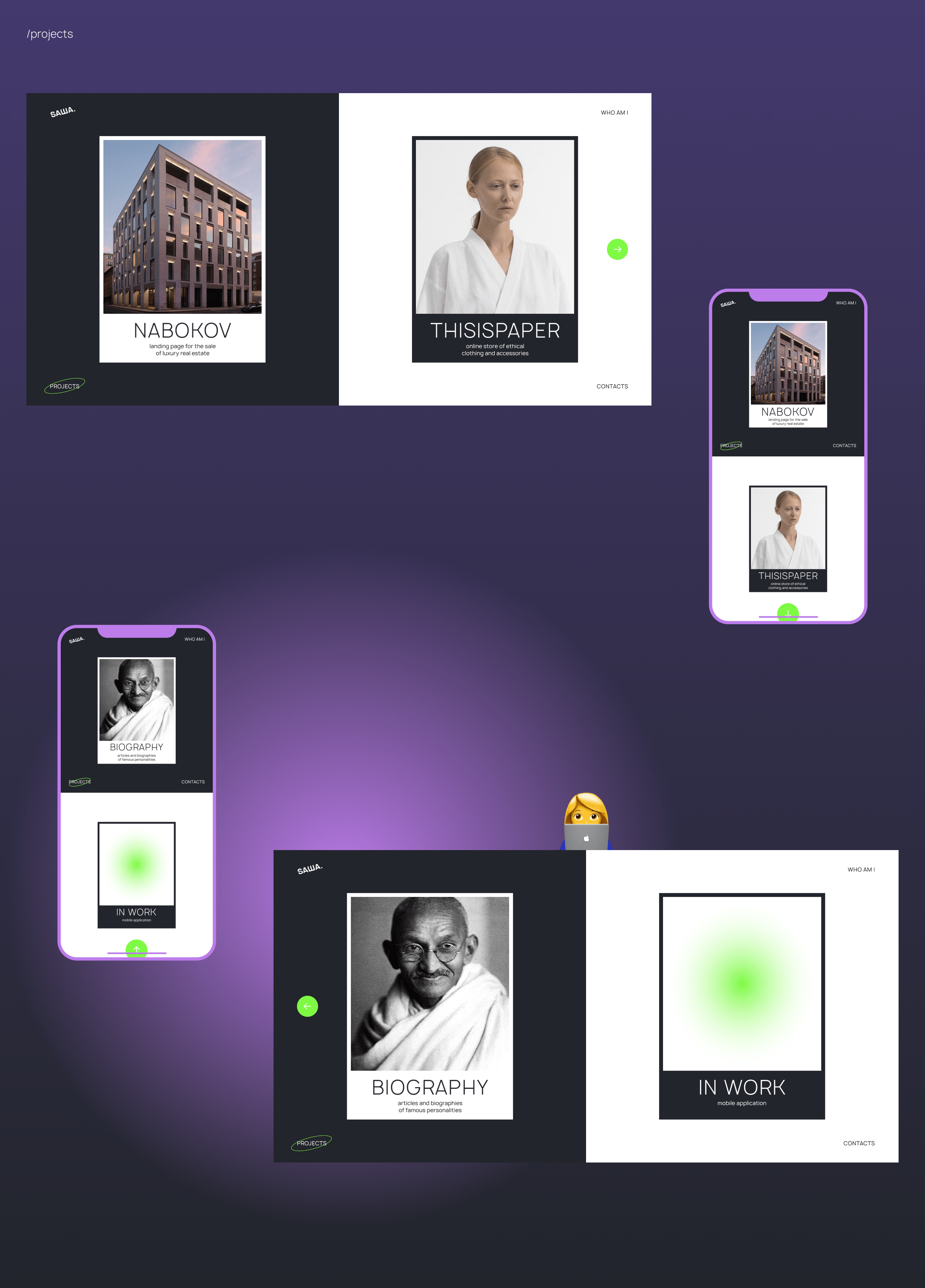 Portfolio UX/UI designer — Изображение №8 — Интерфейсы, Брендинг на Dprofile