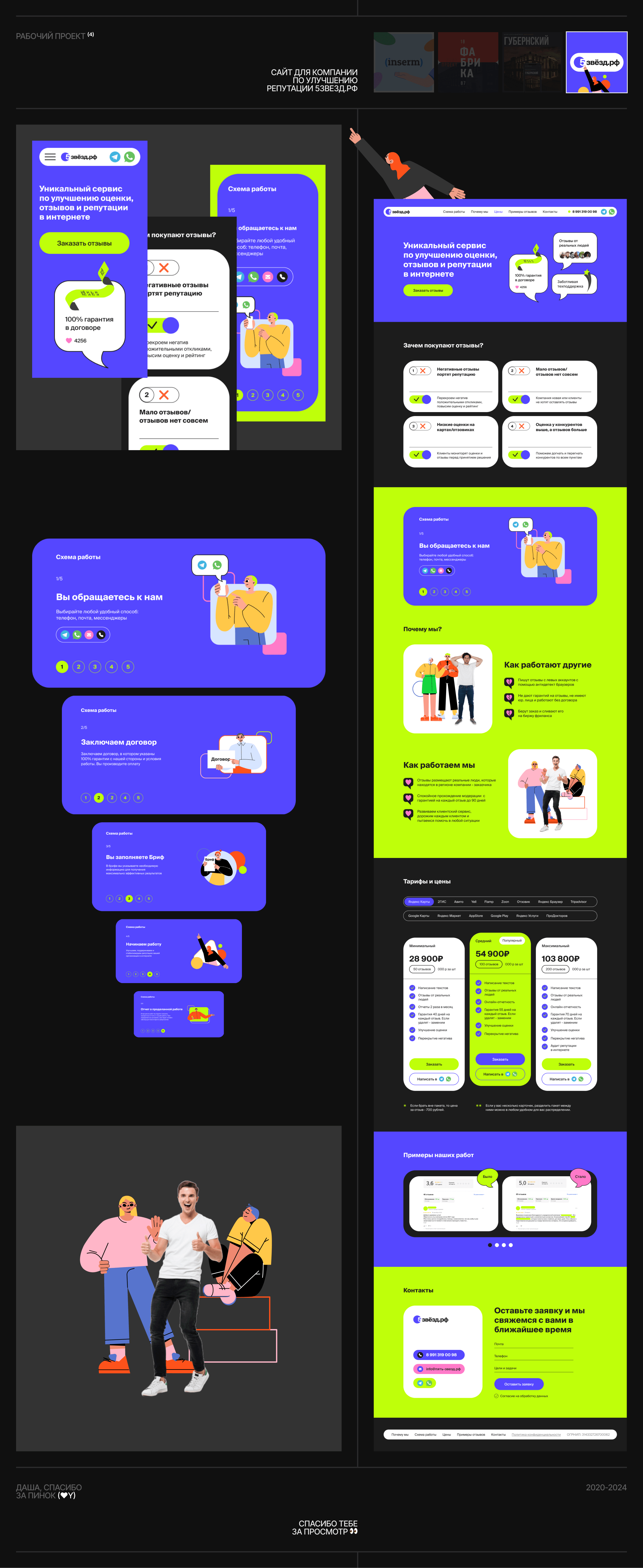 Landing portfolio | Портфолио лендингов — Изображение №15 — Интерфейсы, Брендинг на Dprofile