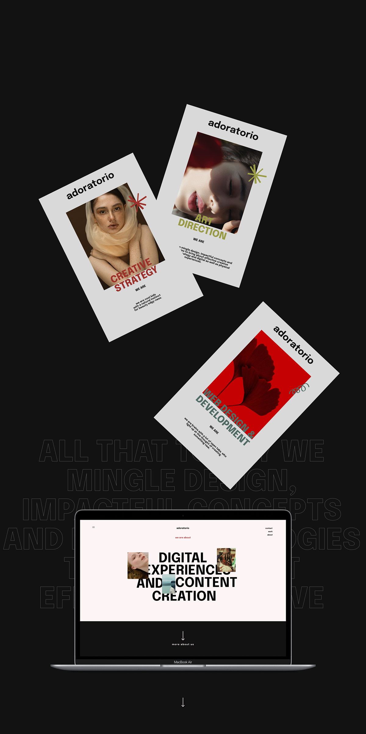 Adoratorio — Изображение №3 — Интерфейсы, Брендинг на Dprofile