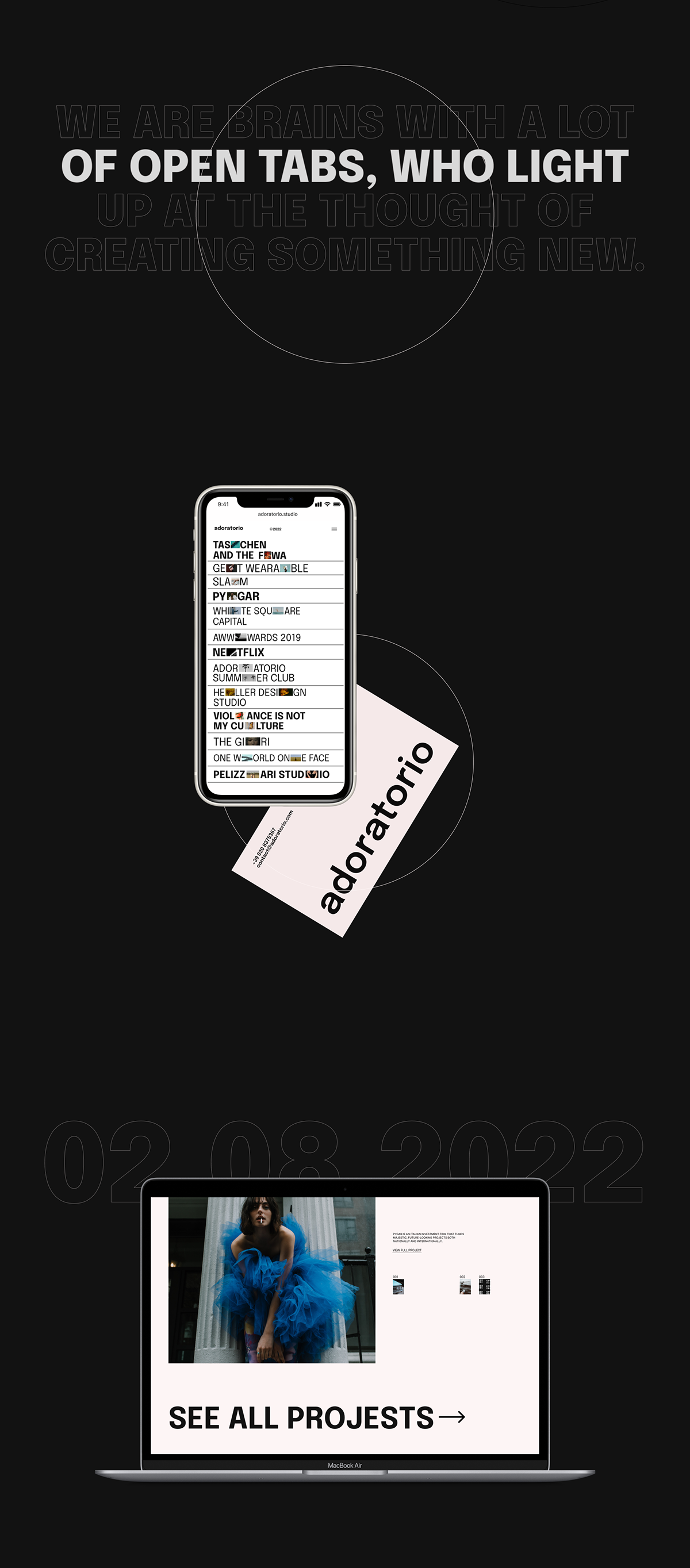 Adoratorio — Изображение №7 — Интерфейсы, Брендинг на Dprofile