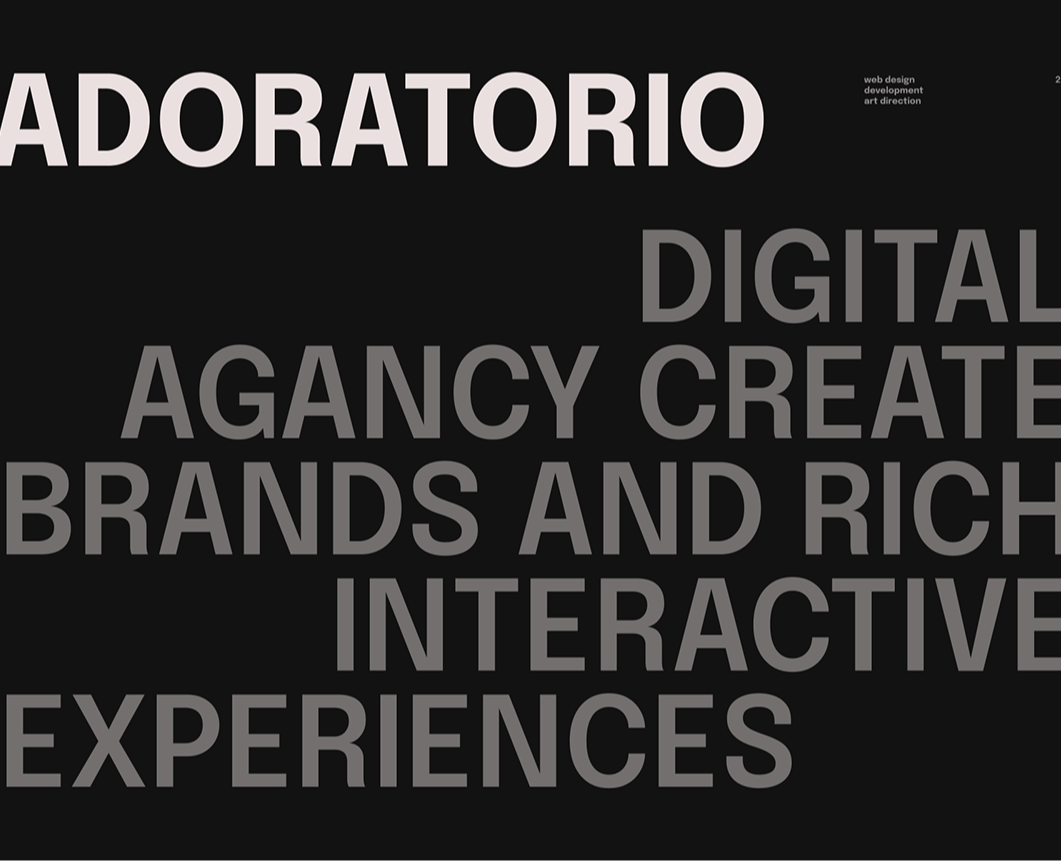 Adoratorio — Интерфейсы, Брендинг на Dprofile
