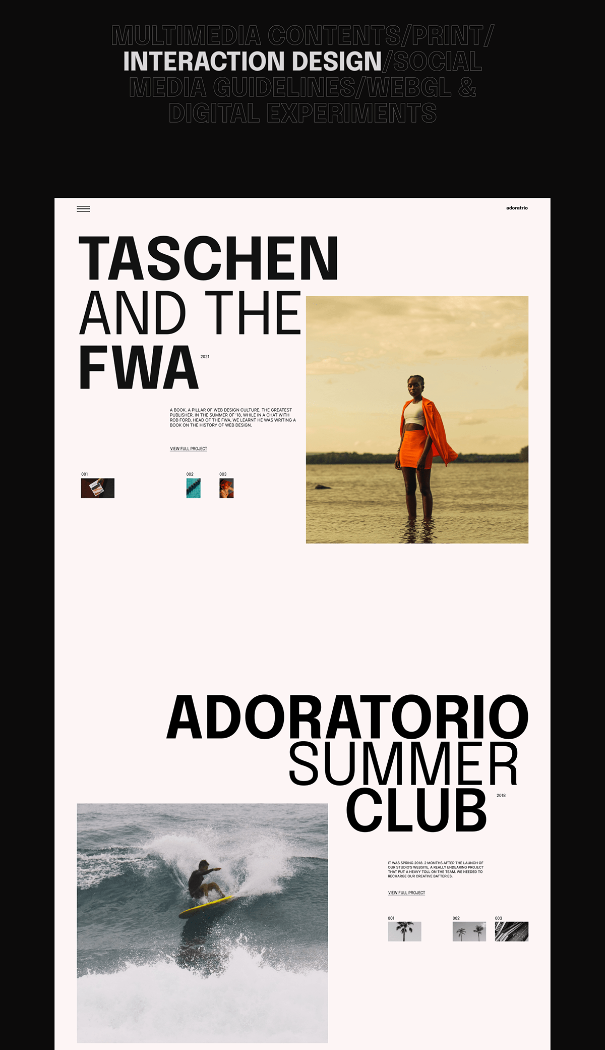Adoratorio — Изображение №4 — Интерфейсы, Брендинг на Dprofile
