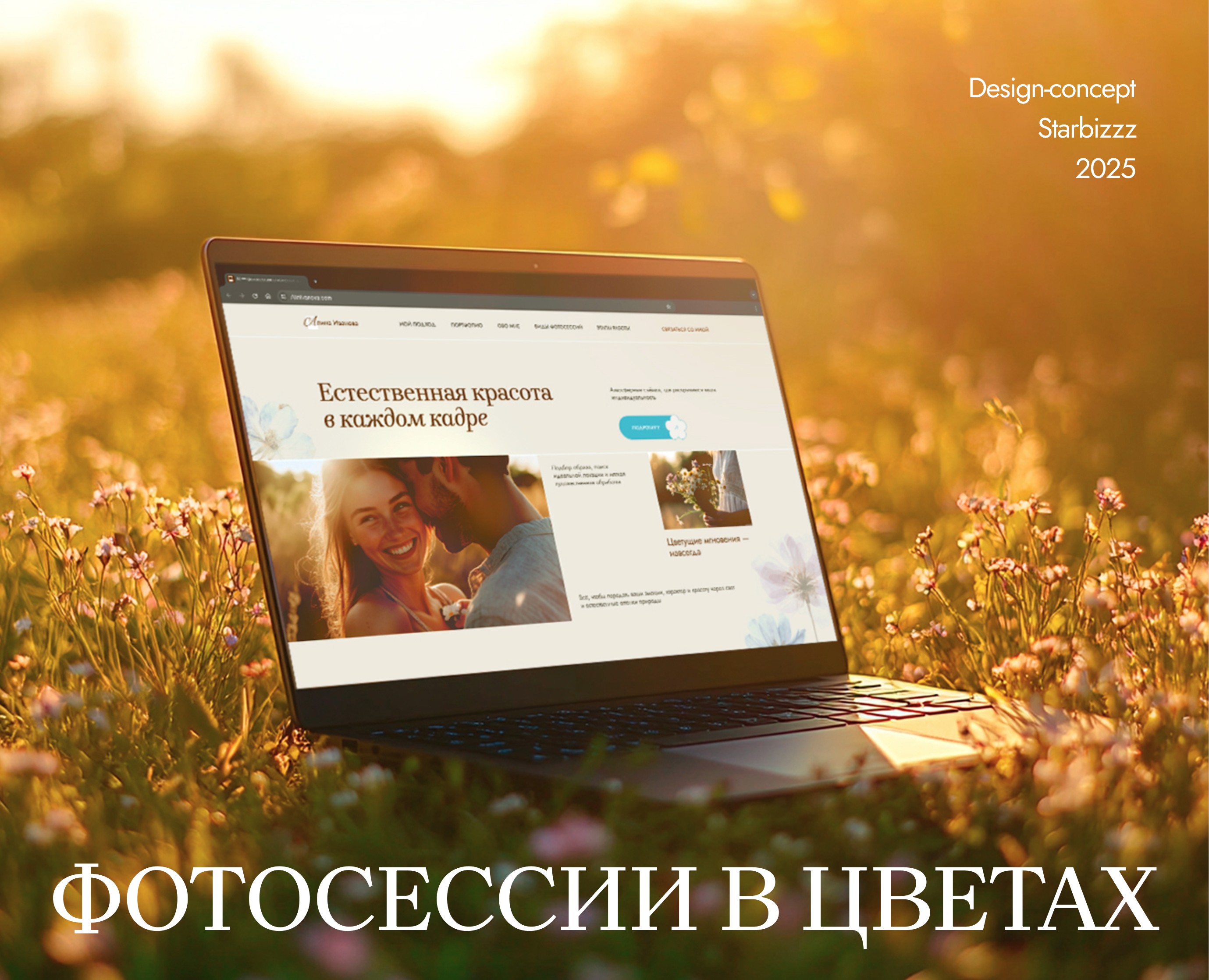 Посадочная страница для фотографа — Интерфейсы, Анимация на Dprofile