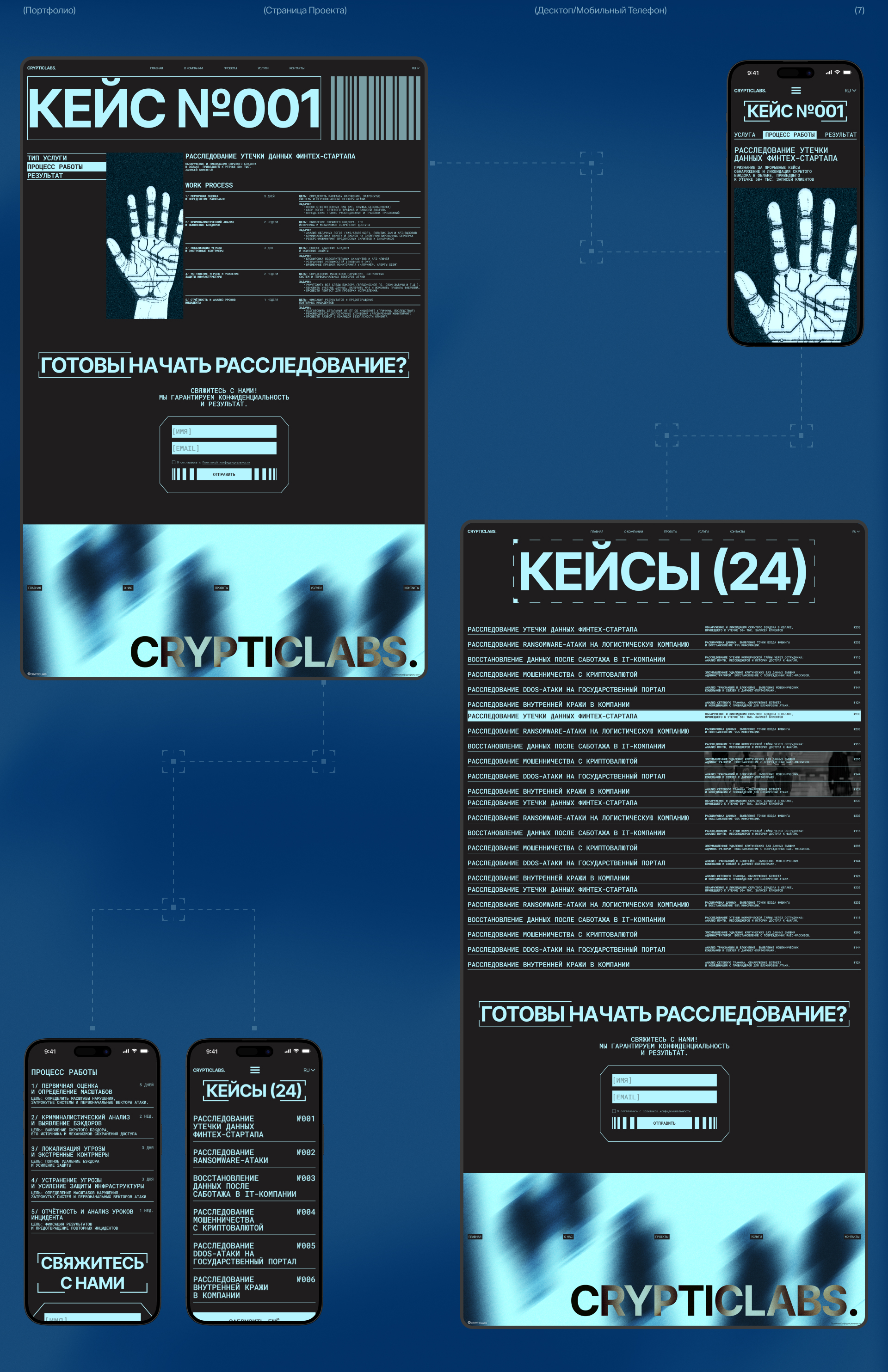 CRYPTICLABS | Корпоративный сайт — Изображение №10 — Интерфейсы на Dprofile