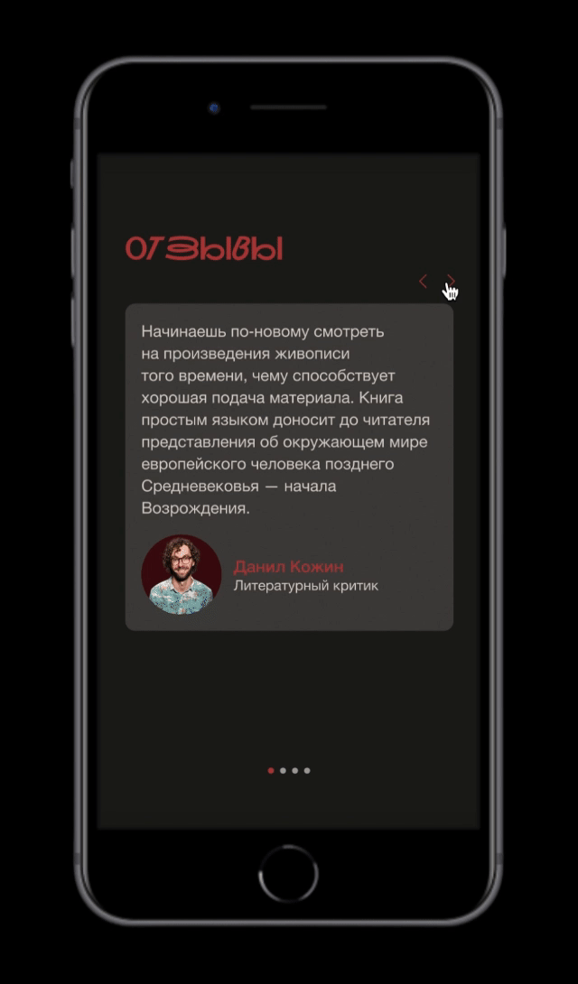 Дизайн лендинга для презентации книги о Босхе + анимация — Изображение №12 — Интерфейсы, Графика на Dprofile