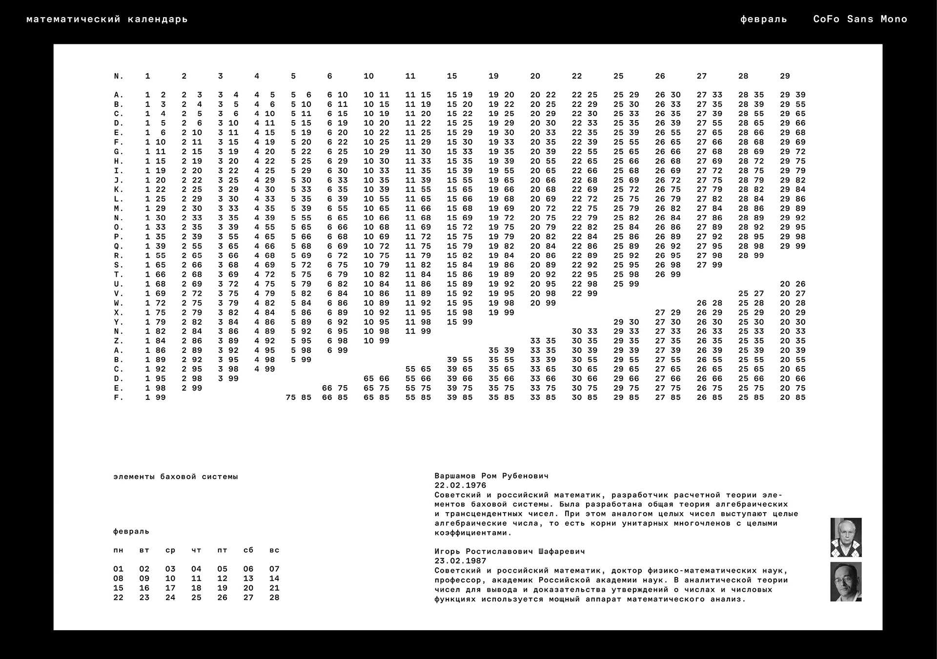 Math calendar — Изображение №7 — Графика на Dprofile