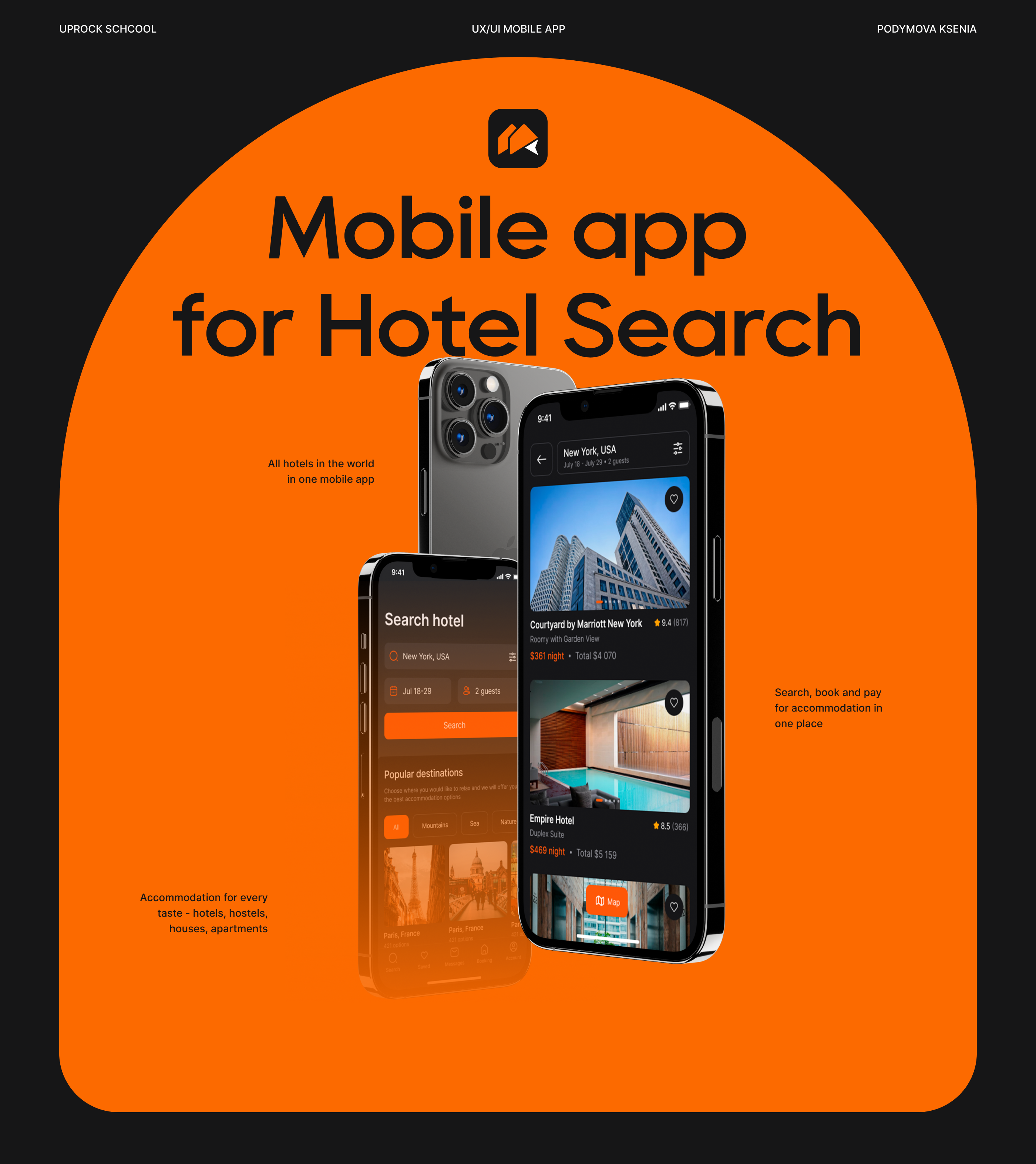 HotelSearch - Mobile App — Изображение №1 — Интерфейсы на Dprofile