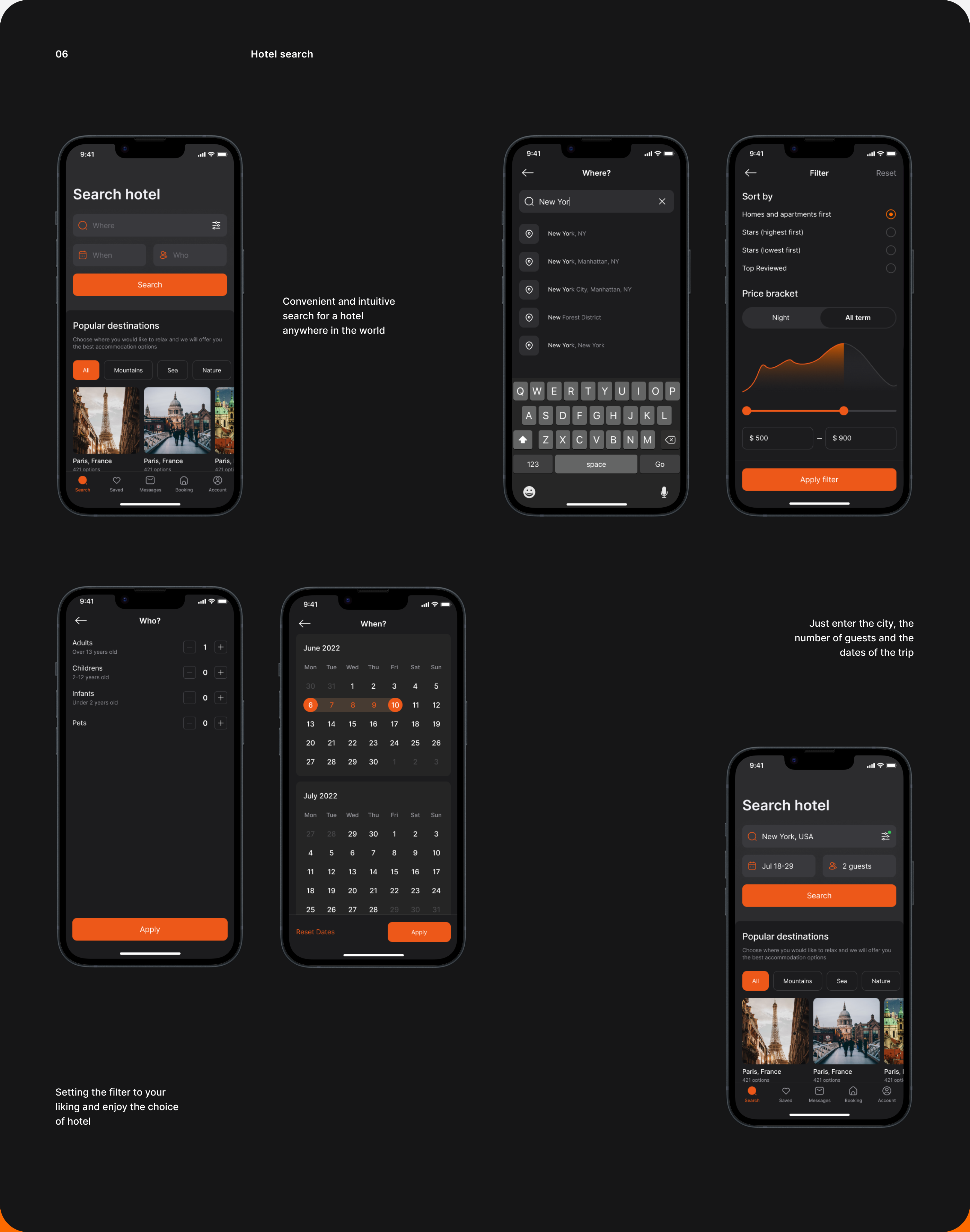 HotelSearch - Mobile App — Изображение №7 — Интерфейсы на Dprofile