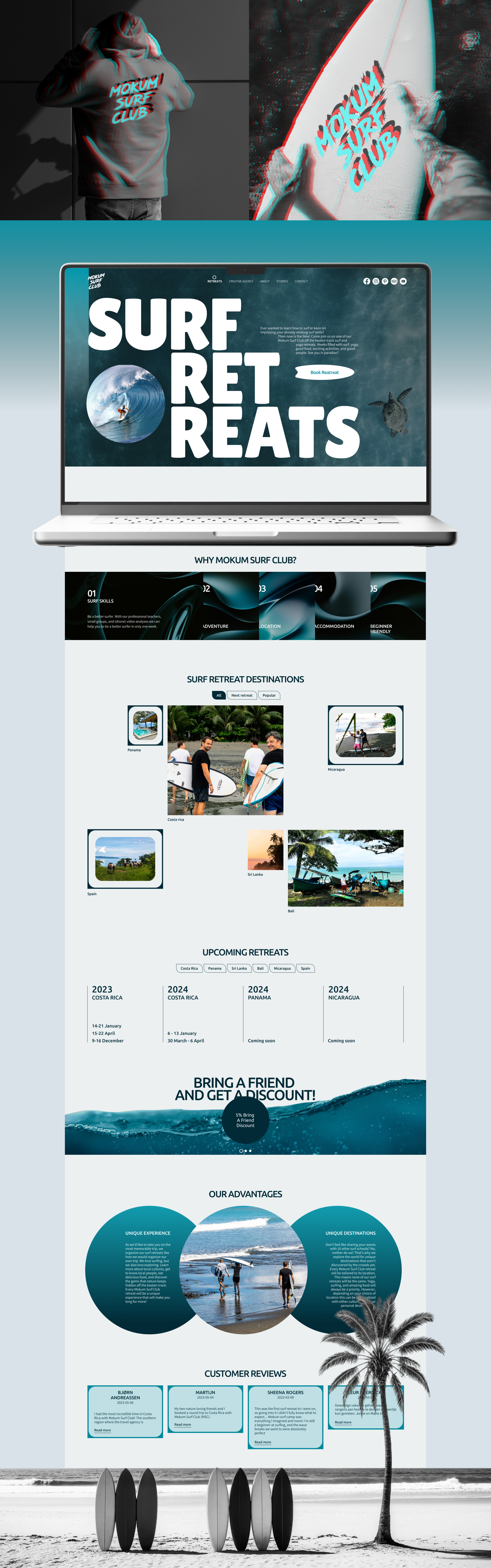 Mokum Surf Club — Изображение №3 — Интерфейсы на Dprofile