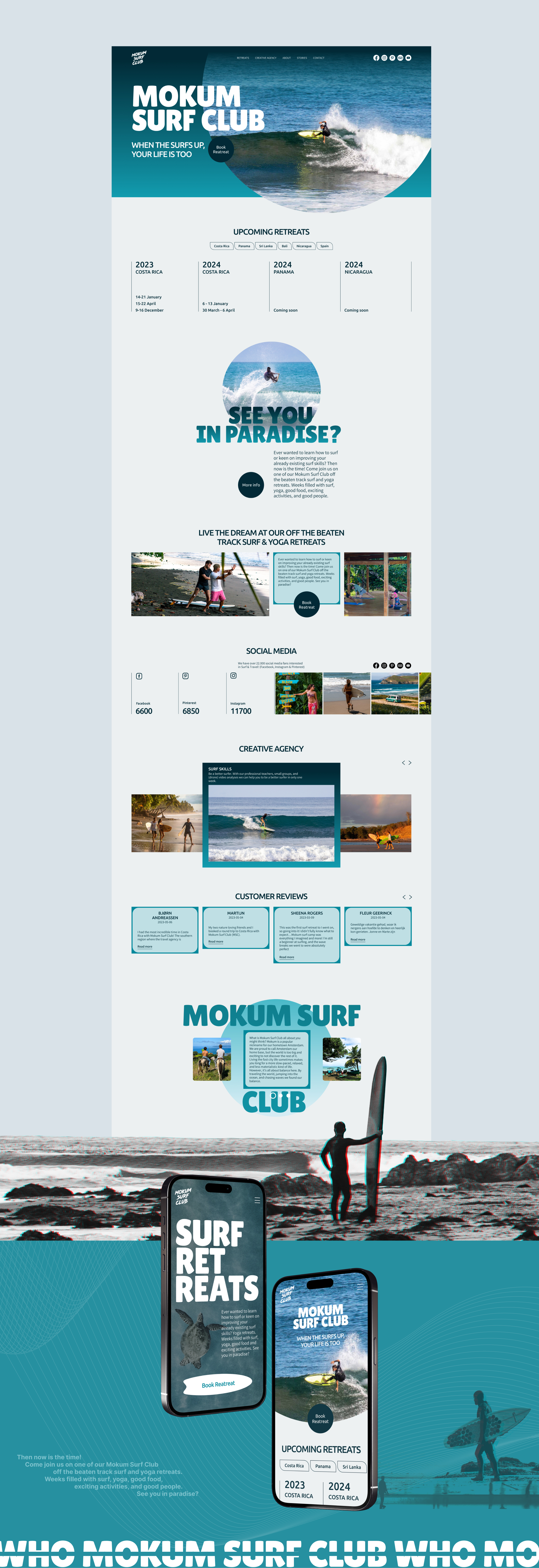 Mokum Surf Club — Изображение №2 — Интерфейсы на Dprofile