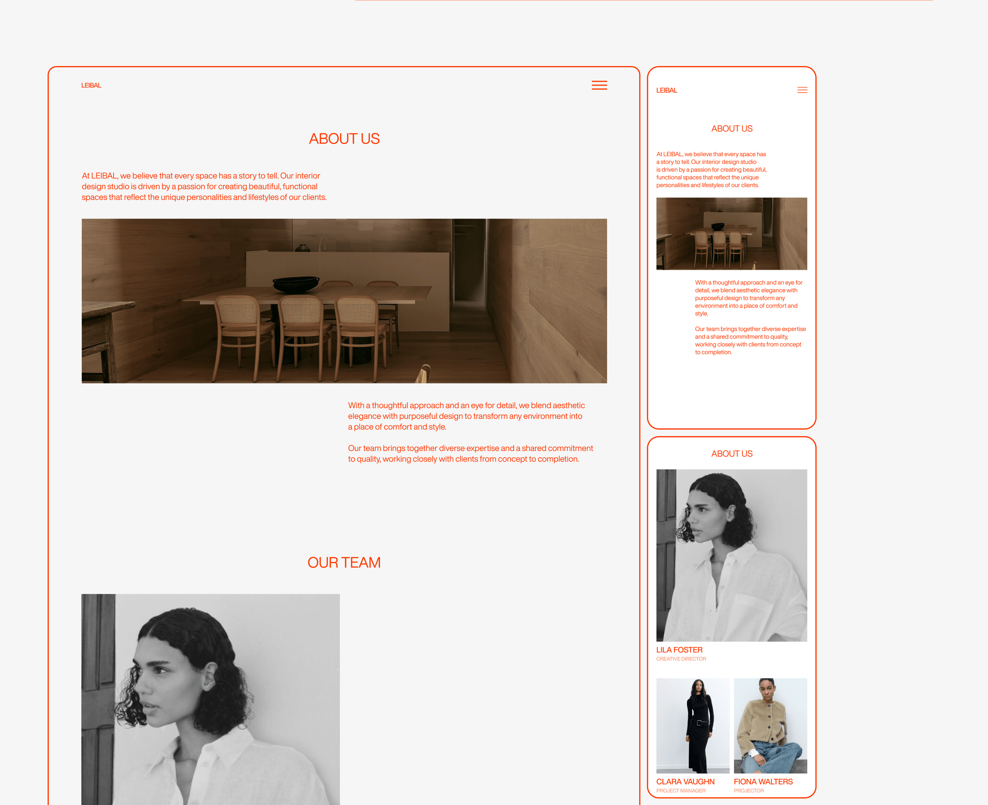 LEIBAL | Interior design studio — Изображение №18 — Интерфейсы на Dprofile