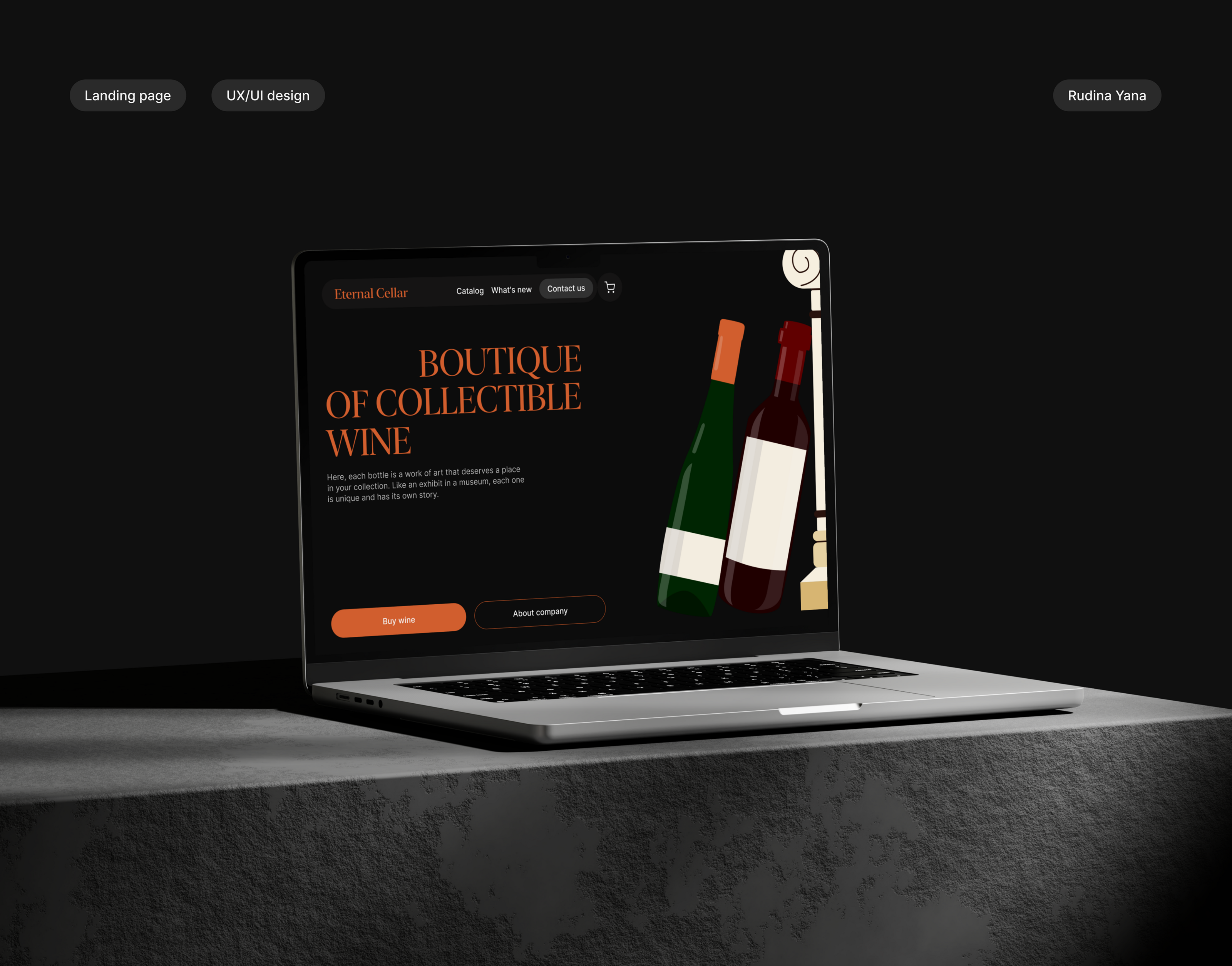 ETERNAL CELLAR STORE — Изображение №1 — Интерфейсы на Dprofile