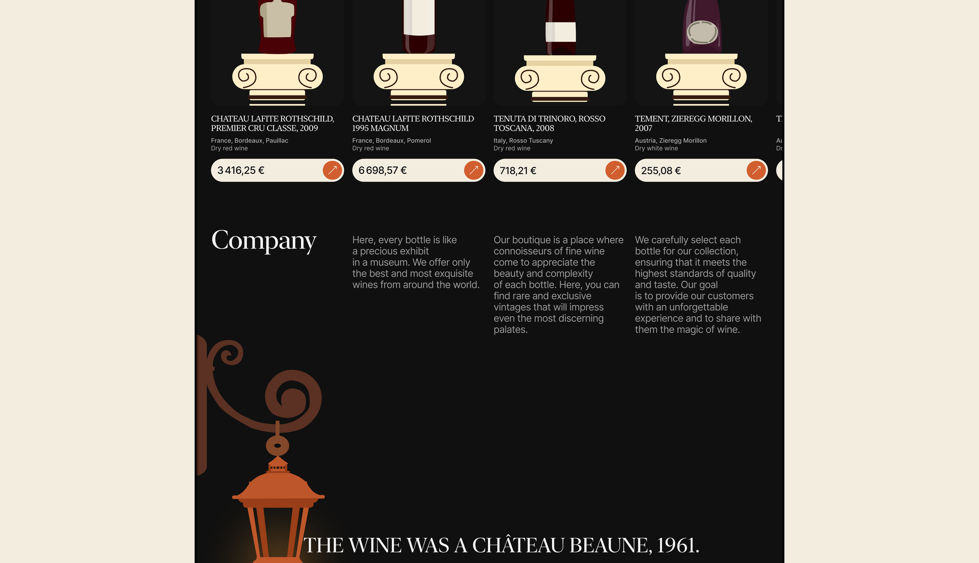 ETERNAL CELLAR STORE — Изображение №9 — Интерфейсы на Dprofile