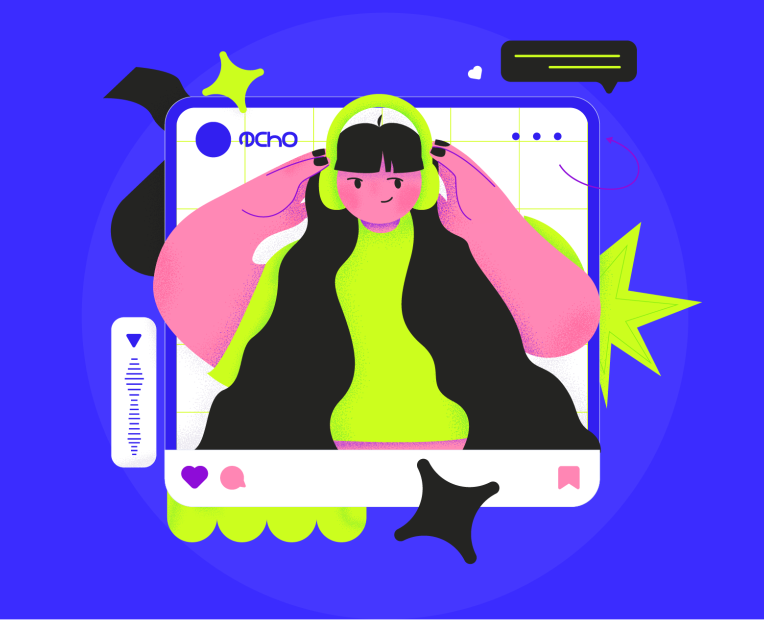 ECHO — Брендинг, Иллюстрация на Dprofile