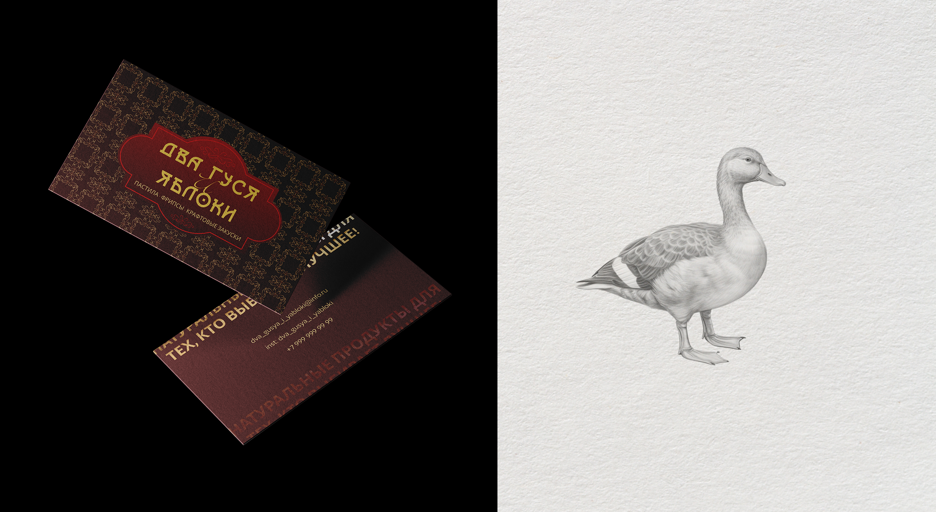 Логотип "Два гуся и яблоки" — Изображение №10 — Брендинг на Dprofile