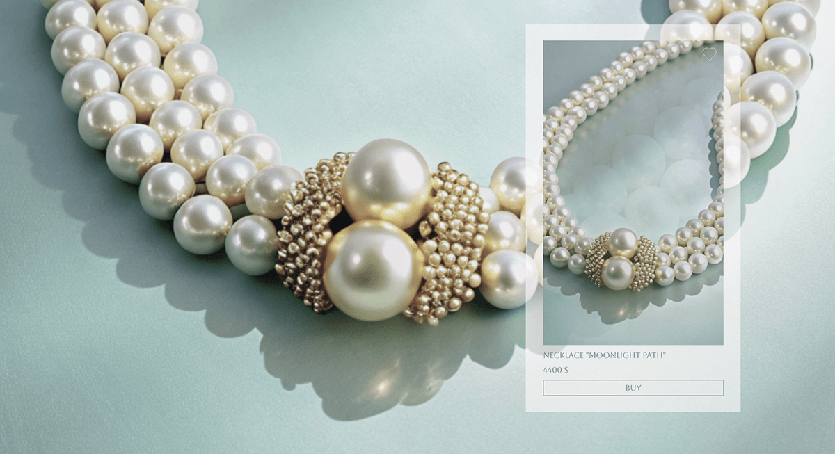 Web design for jewelry brand — Изображение №4 — Интерфейсы, Брендинг на Dprofile