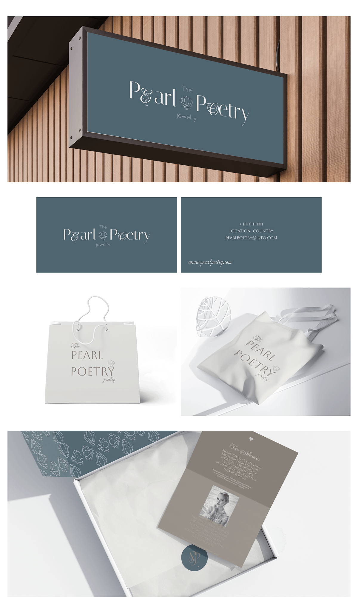 Pearl Poetry jewelry brand — Изображение №5 — Брендинг на Dprofile